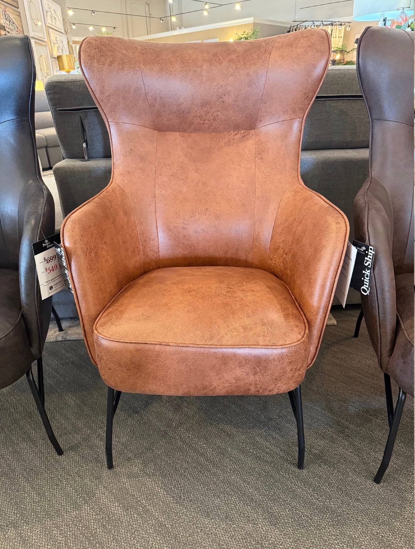 370 Accent Chair - Tan