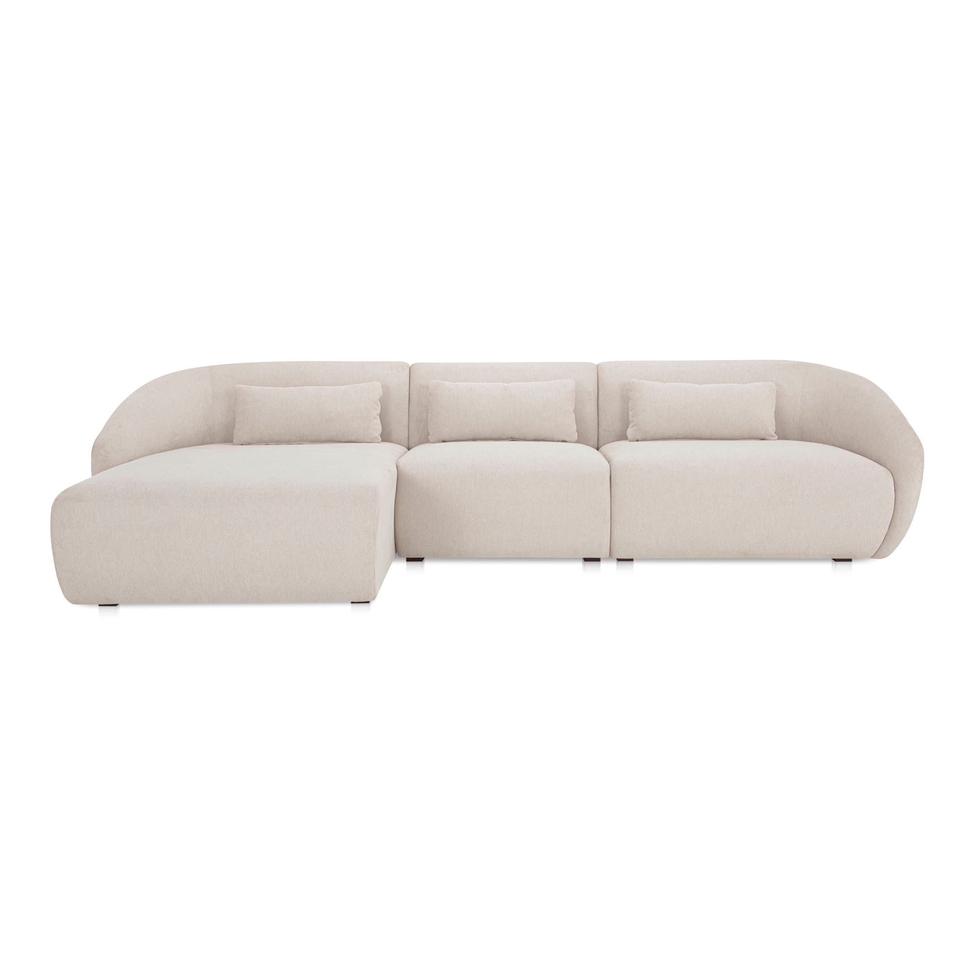 Amelia - Lounge Modular Left Sectional - Warm White