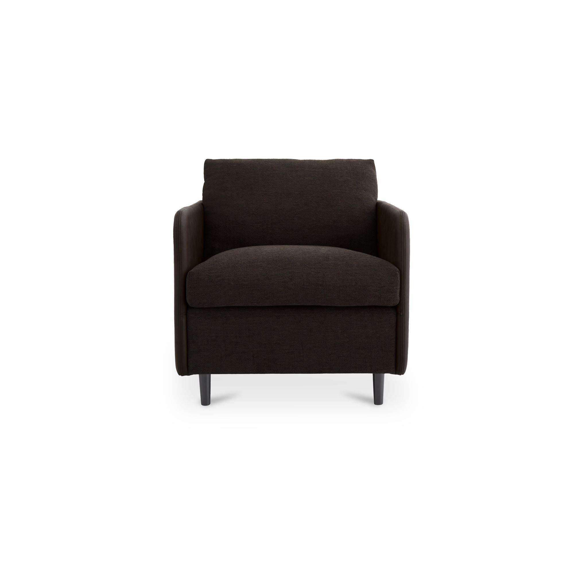 Teller - Accent Chair - Warm Black