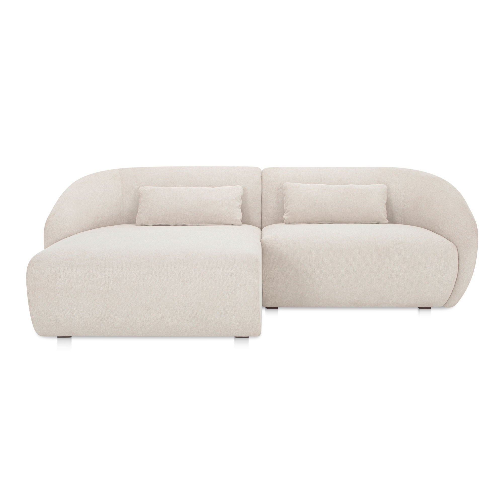 Amelia - Nook Modular Left Sectional - Warm White