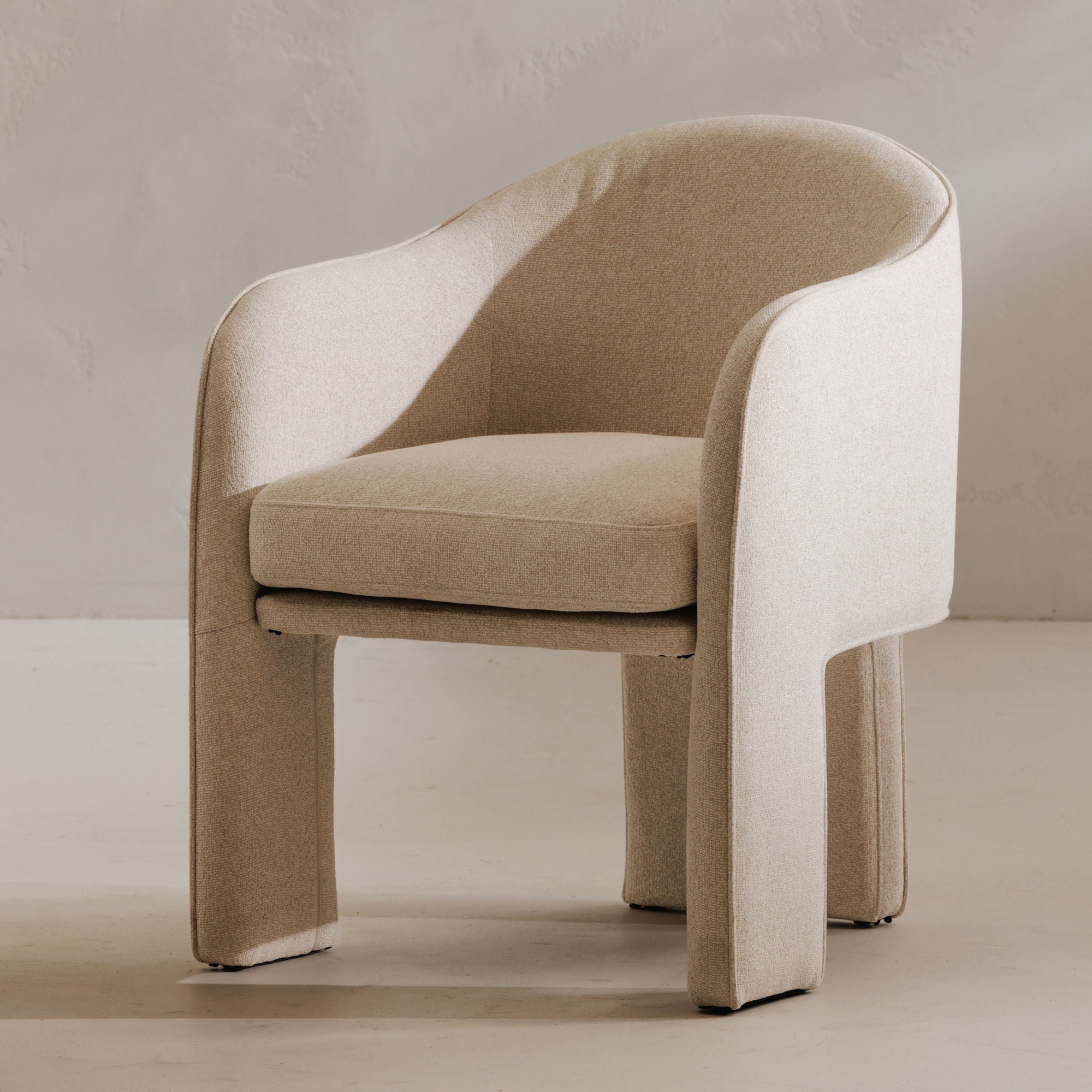 Clara - Dining Chair Performance Fabric - Beige