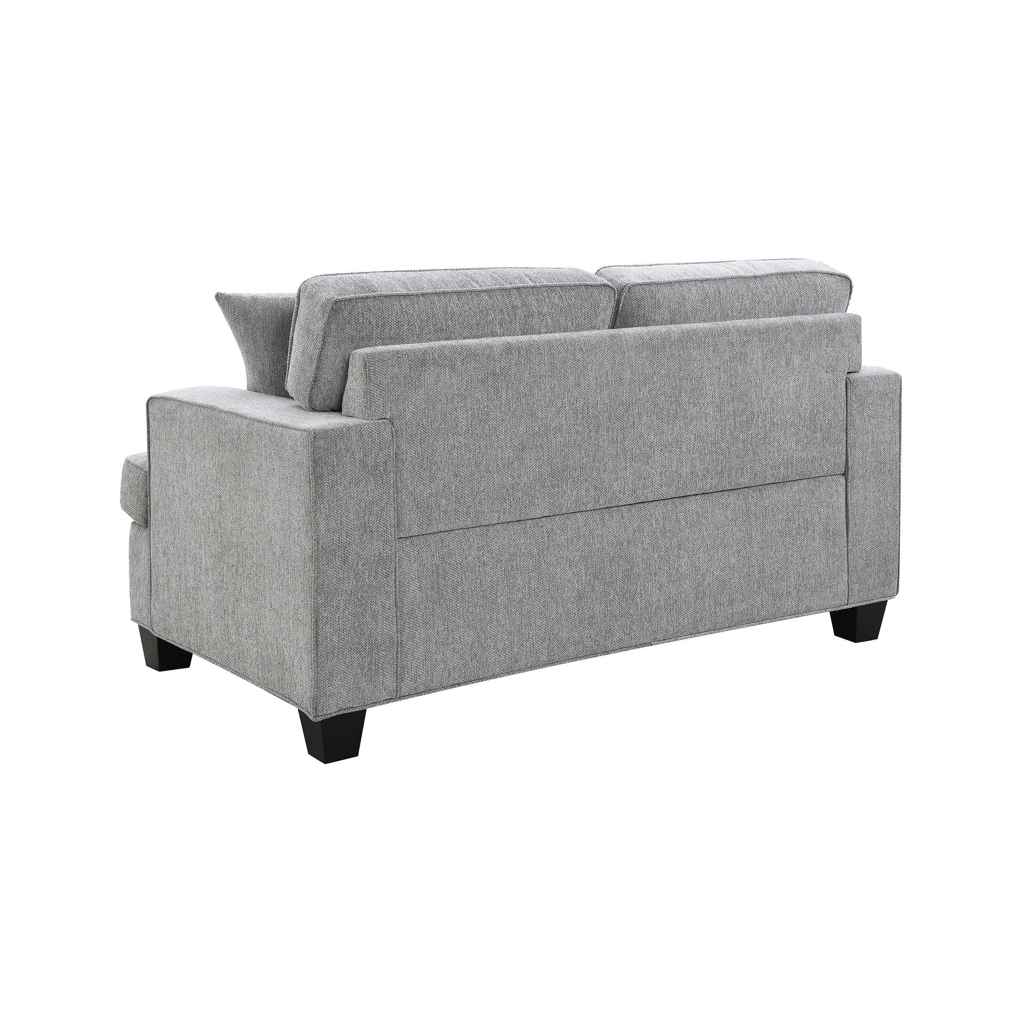 Baldwin - Loveseat With 2 Pillows - Dalton Graphite