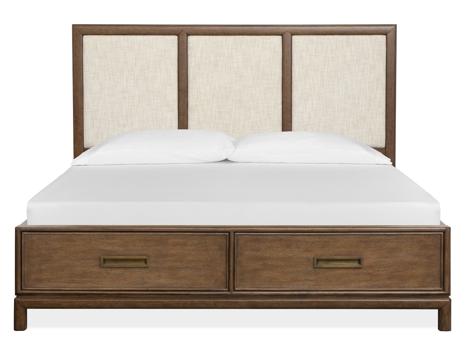 Ridgefield - Complete Panel Storage Bed With Upholstered Headboard