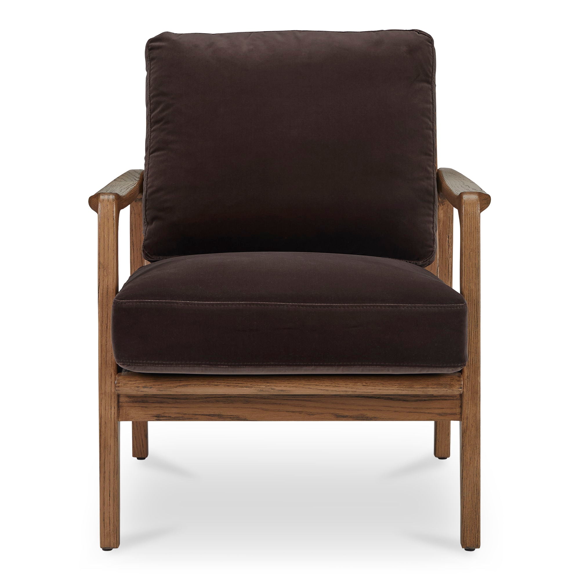 Fearne - Accent Chair - Dark Brown