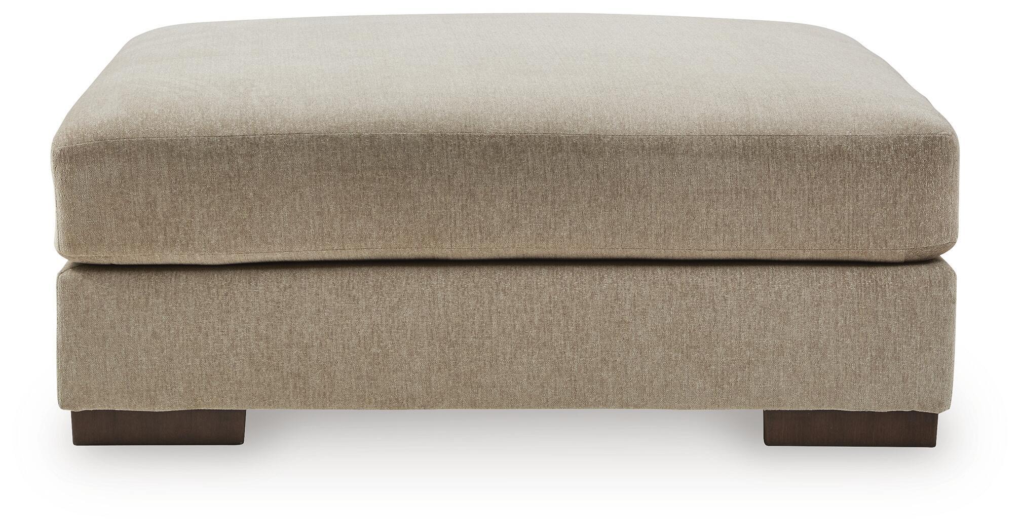 Linenhause - Oversized Accent Ottoman - Dune