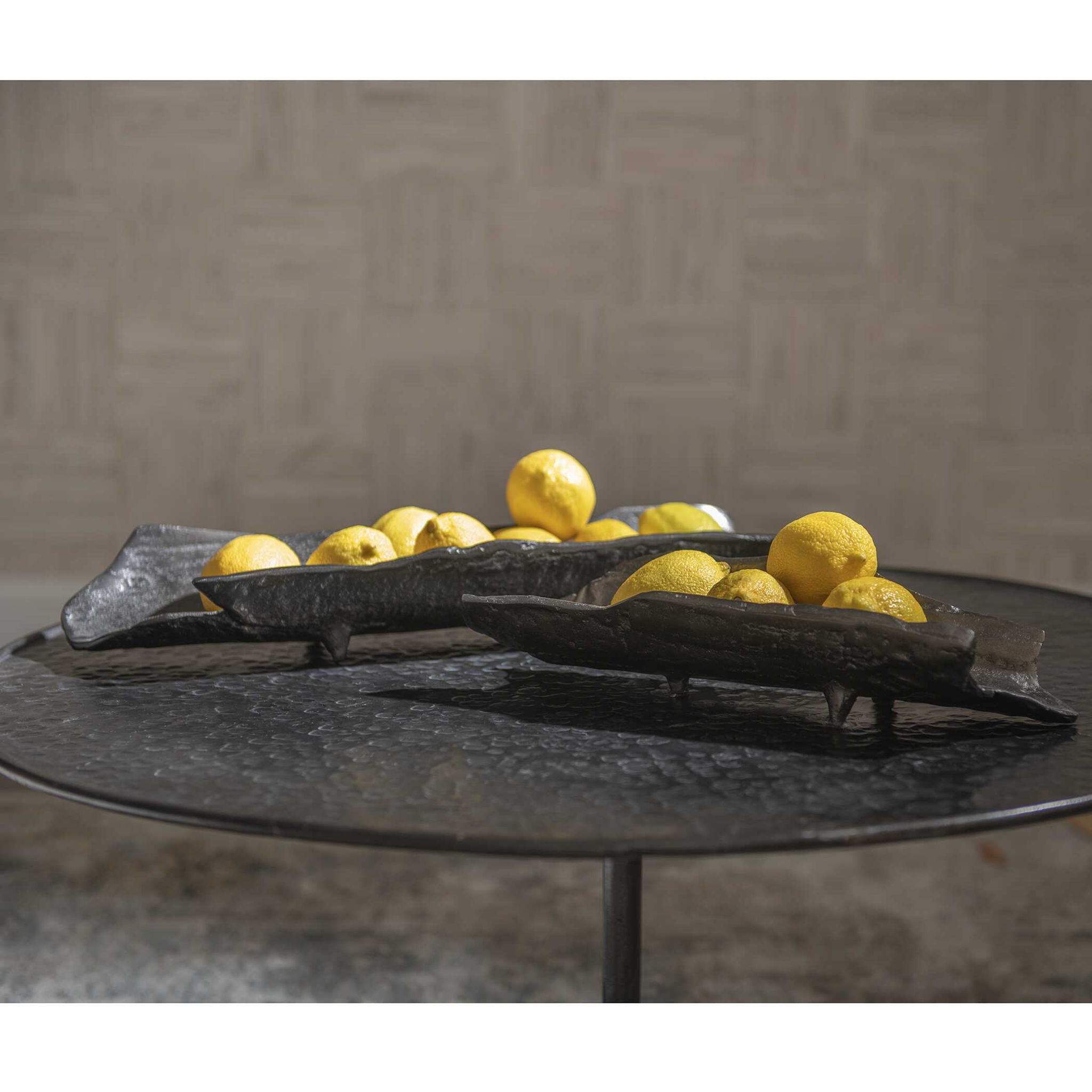 Caryn - Trays (Set of 2) - Nickel