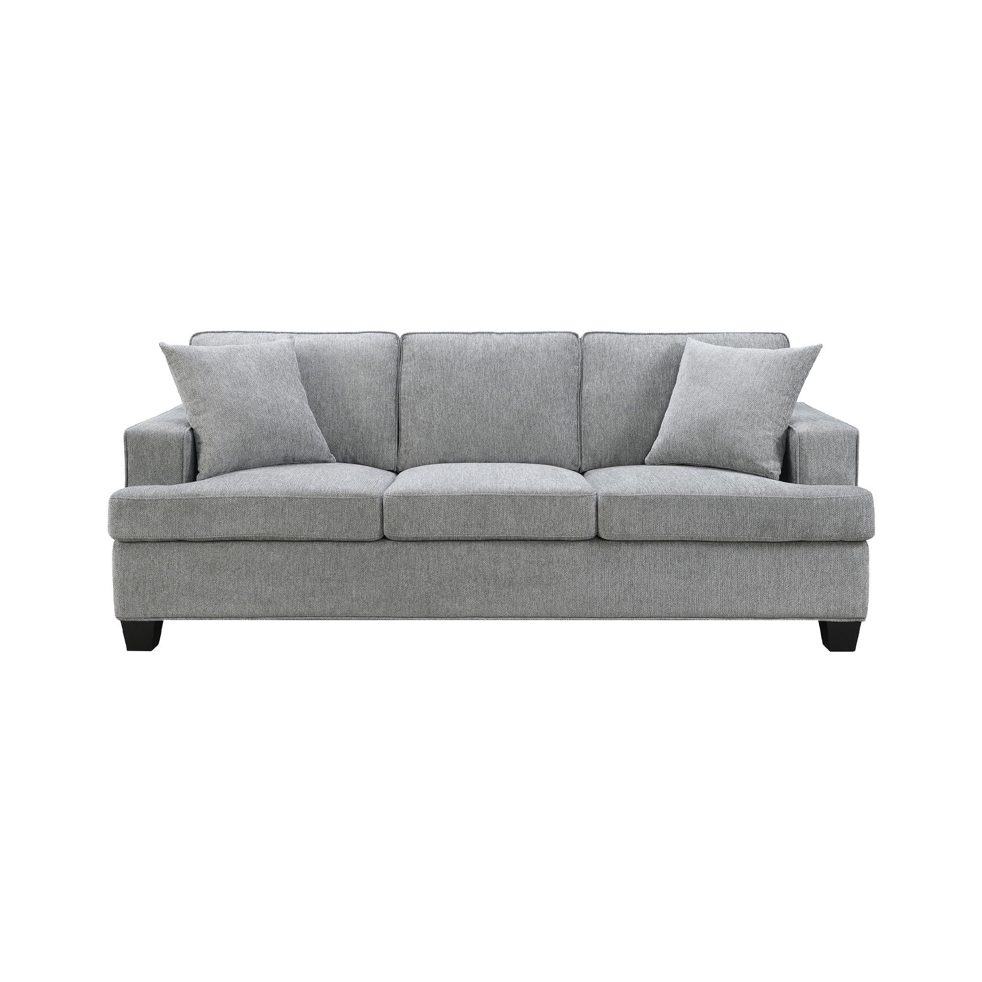 Baldwin - Sofa With 2 Pillows - Dalton Graphite
