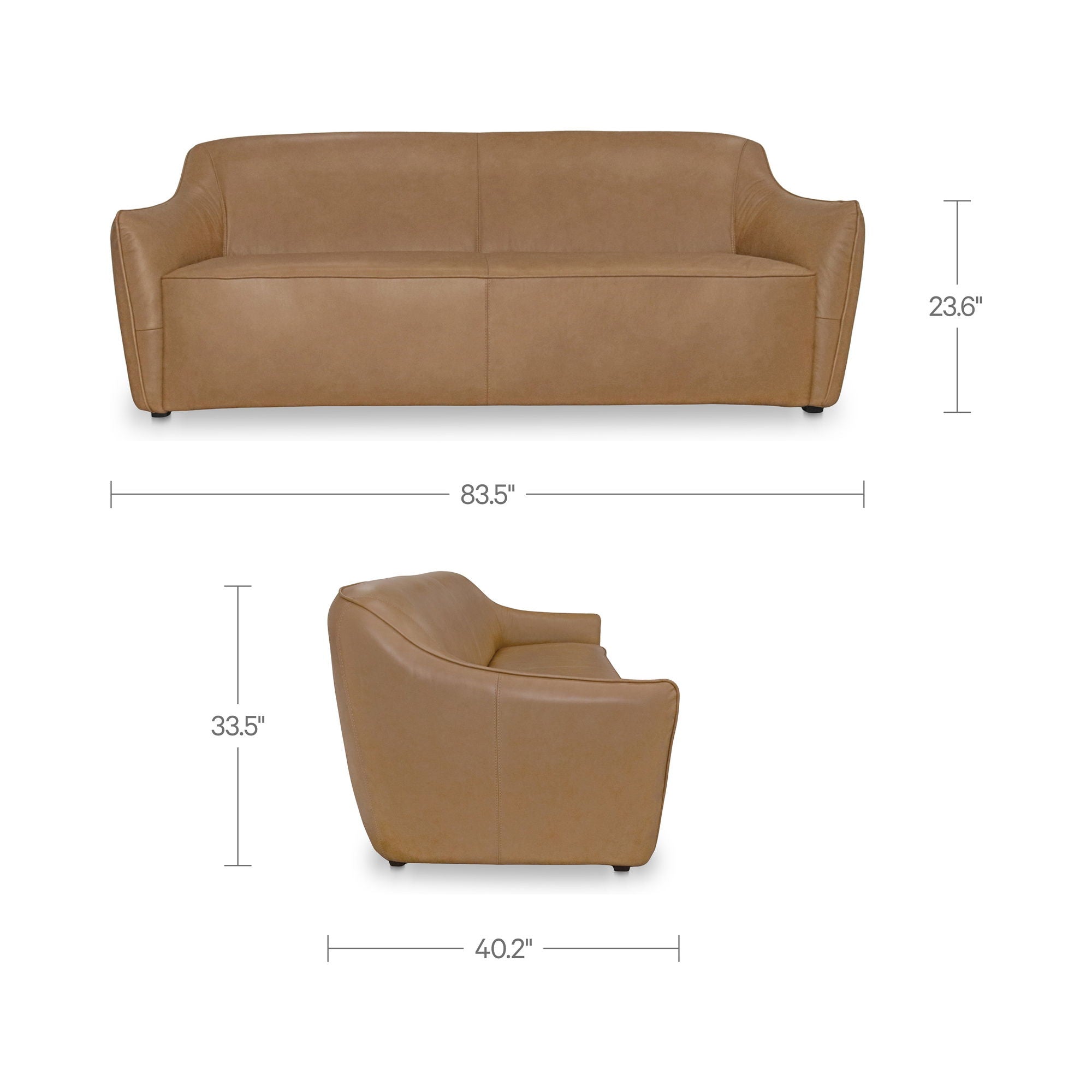 Hawkins - Sofa - Tan / Brown