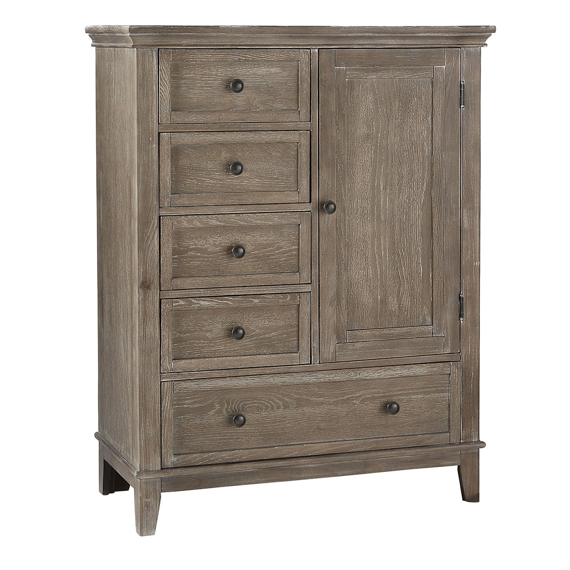 Leland - Wood Chifferobe - Sandwash