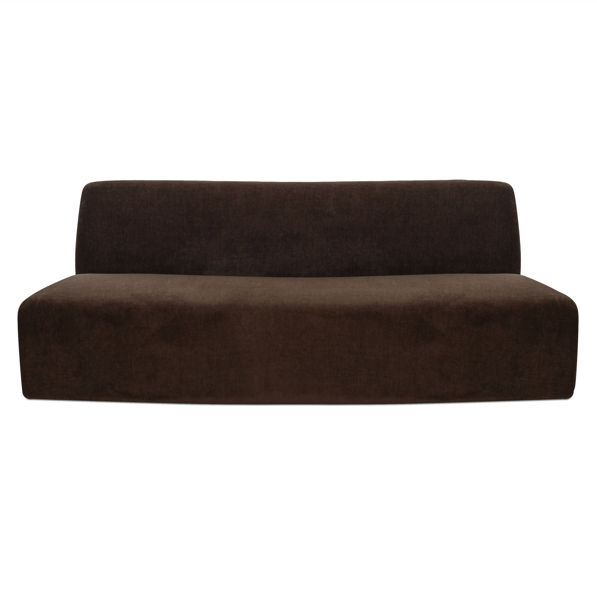Naomi - Convex Sofa - Dark Brown