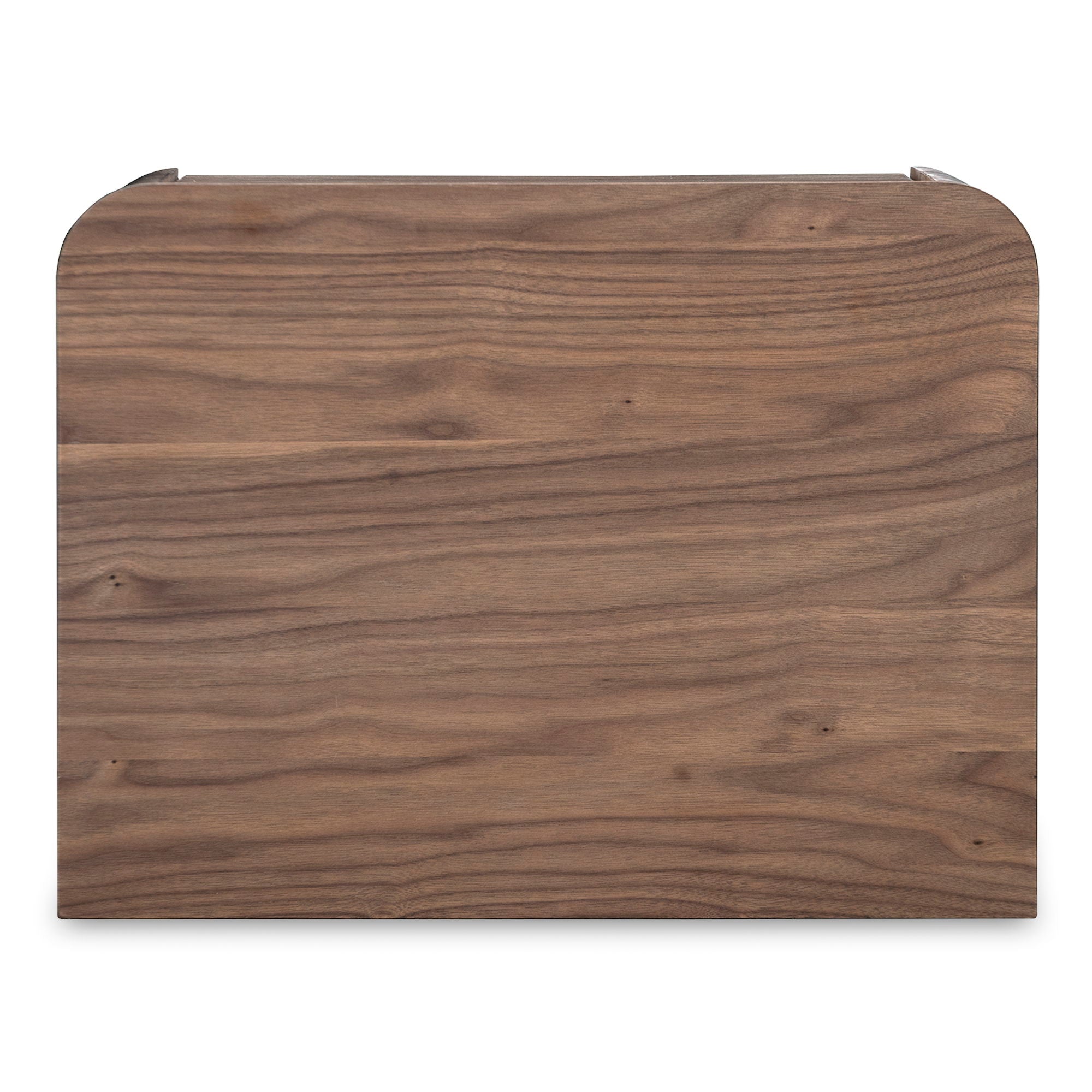 Round Off - Tall Nightstand - Dark Brown