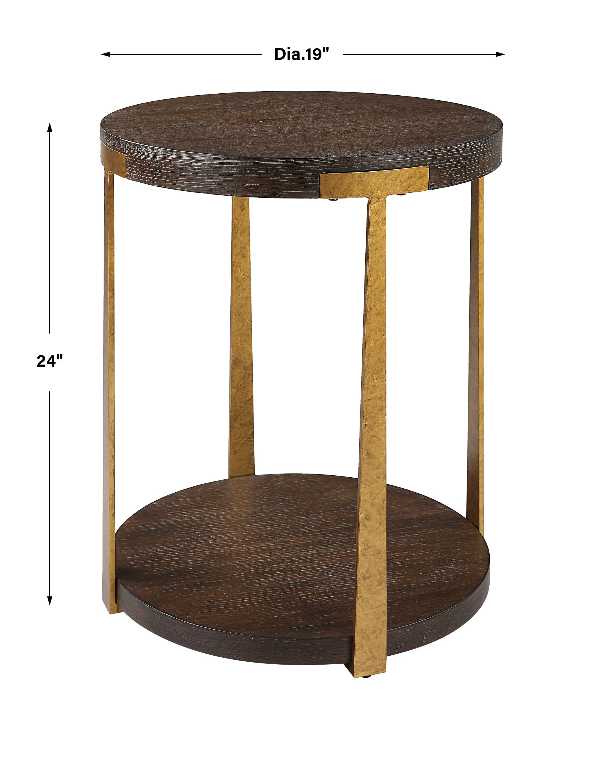 Palisade - Round Wood Side Table