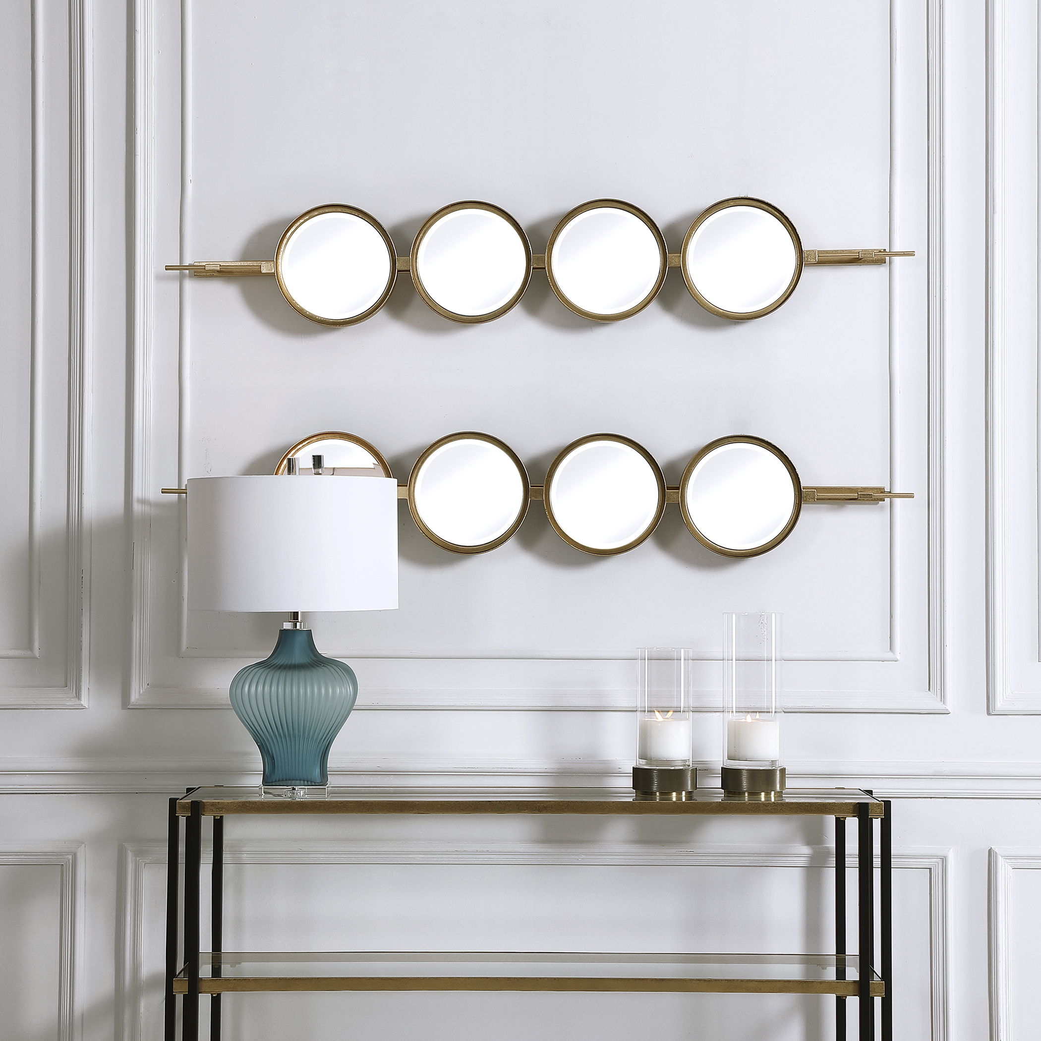 Button - Mirror - Gold