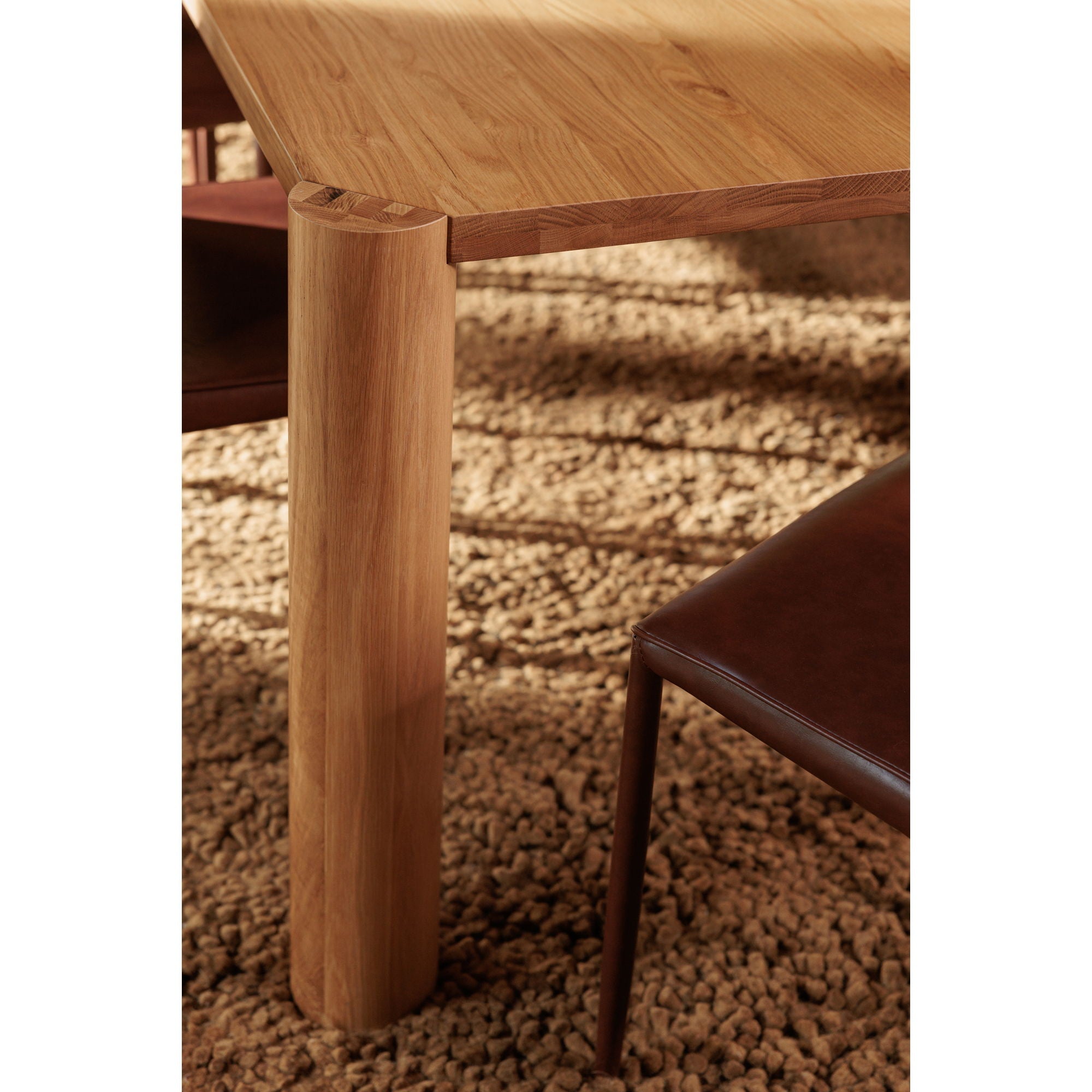 Post - Dining Table Small - Natural