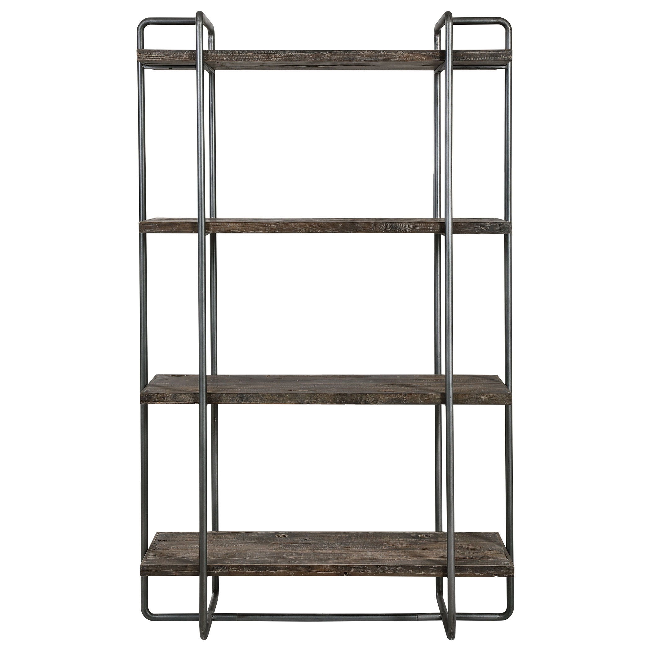 Stilo - Urban Industrial Etagere - Dark Brown