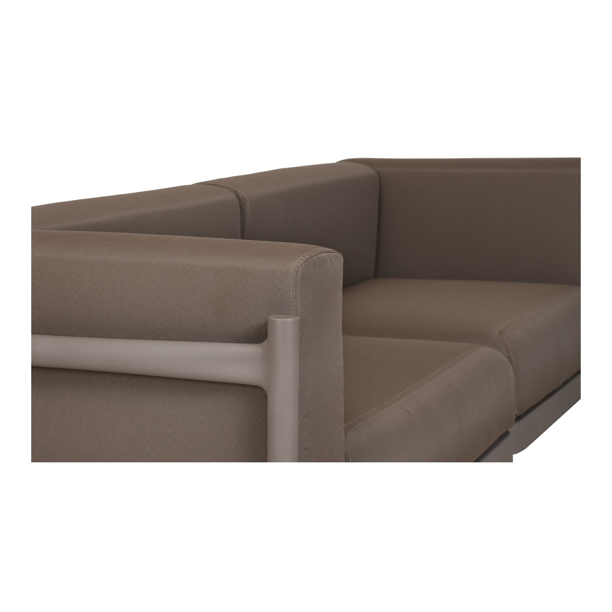 Suri - Outdoor 3-Seat Sofa - Taupe