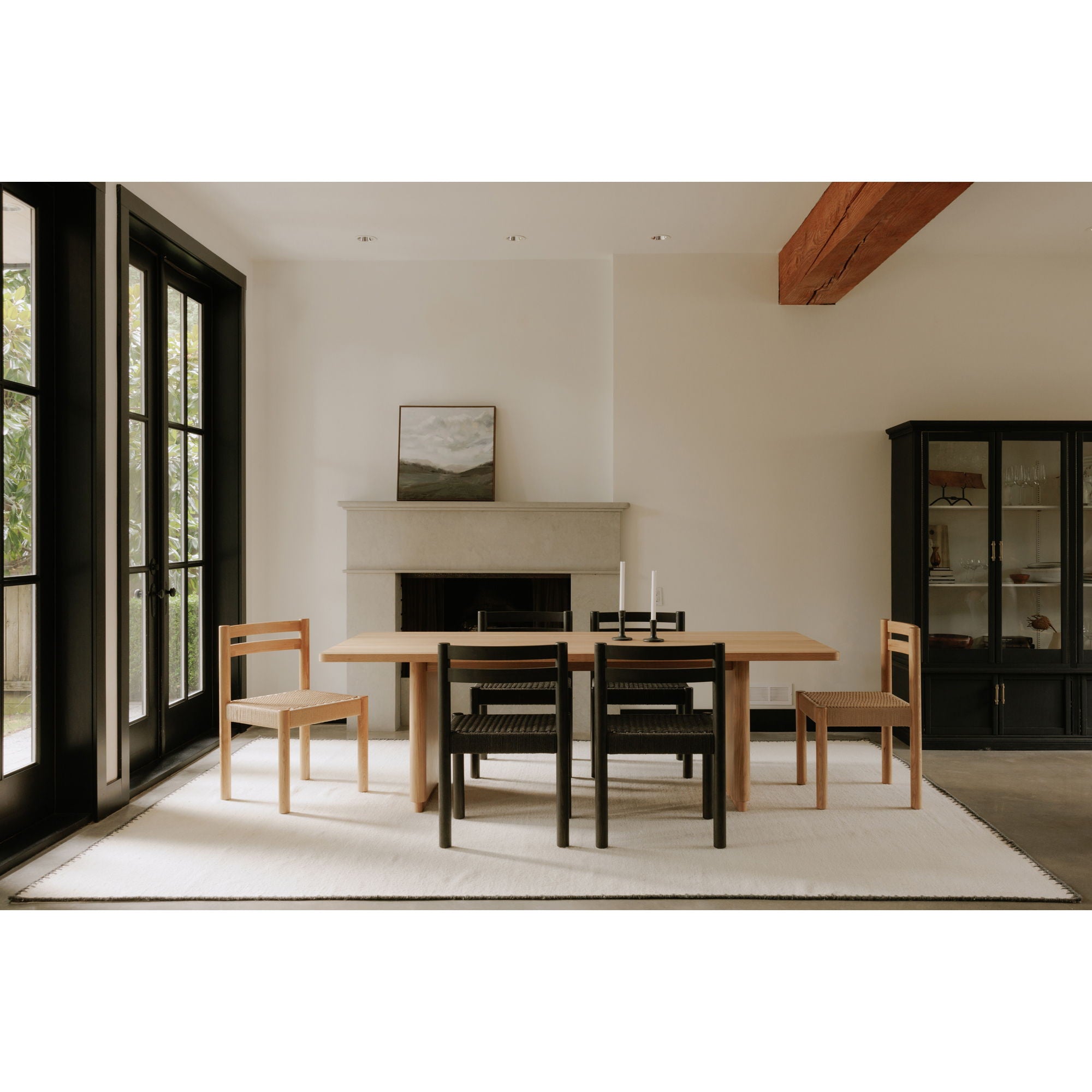 Round Off - Small Oak Dining Table - Light Brown