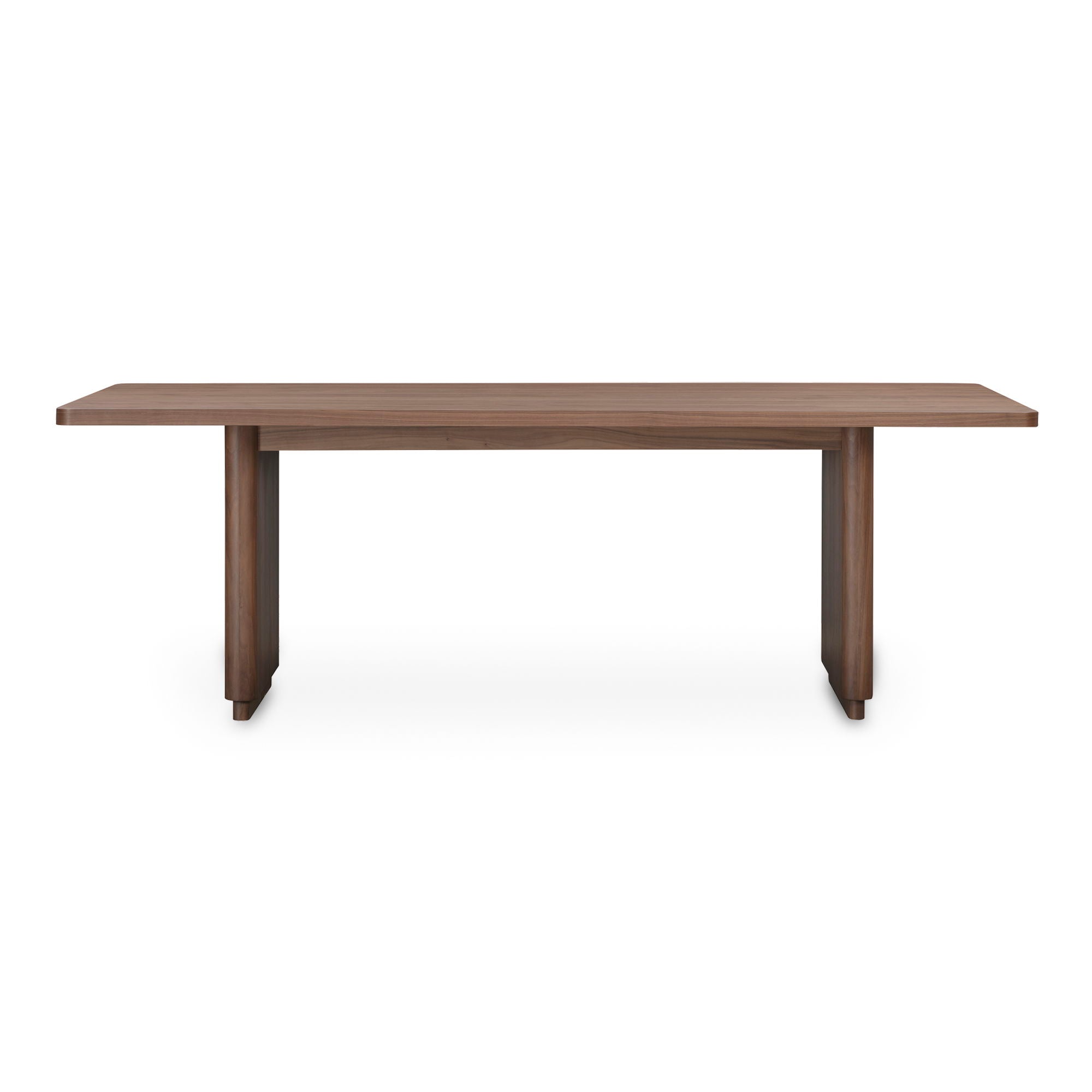 Round - Off Dining Table Small - Dark Brown