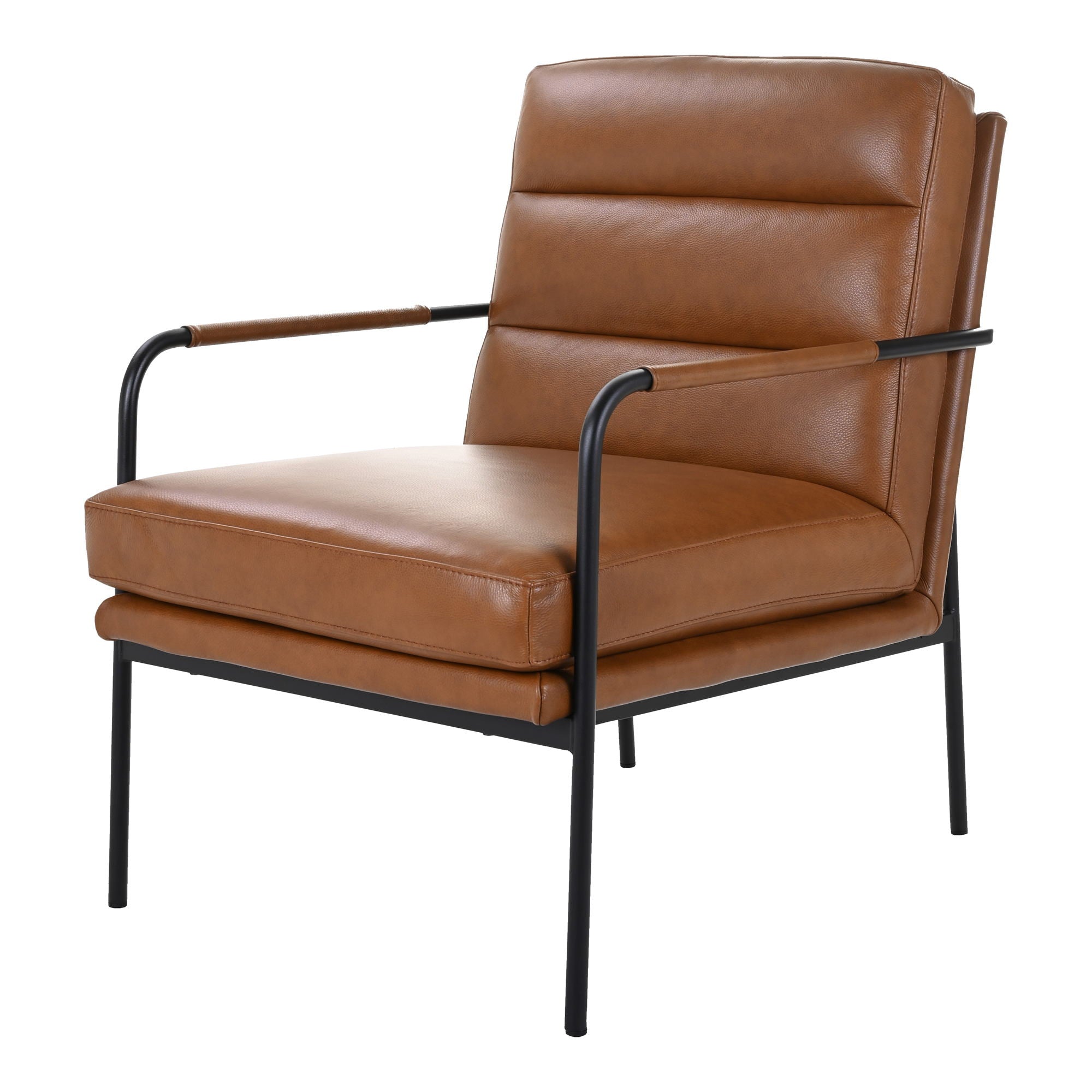 Verlaine - Armchair - Chestnut Brown