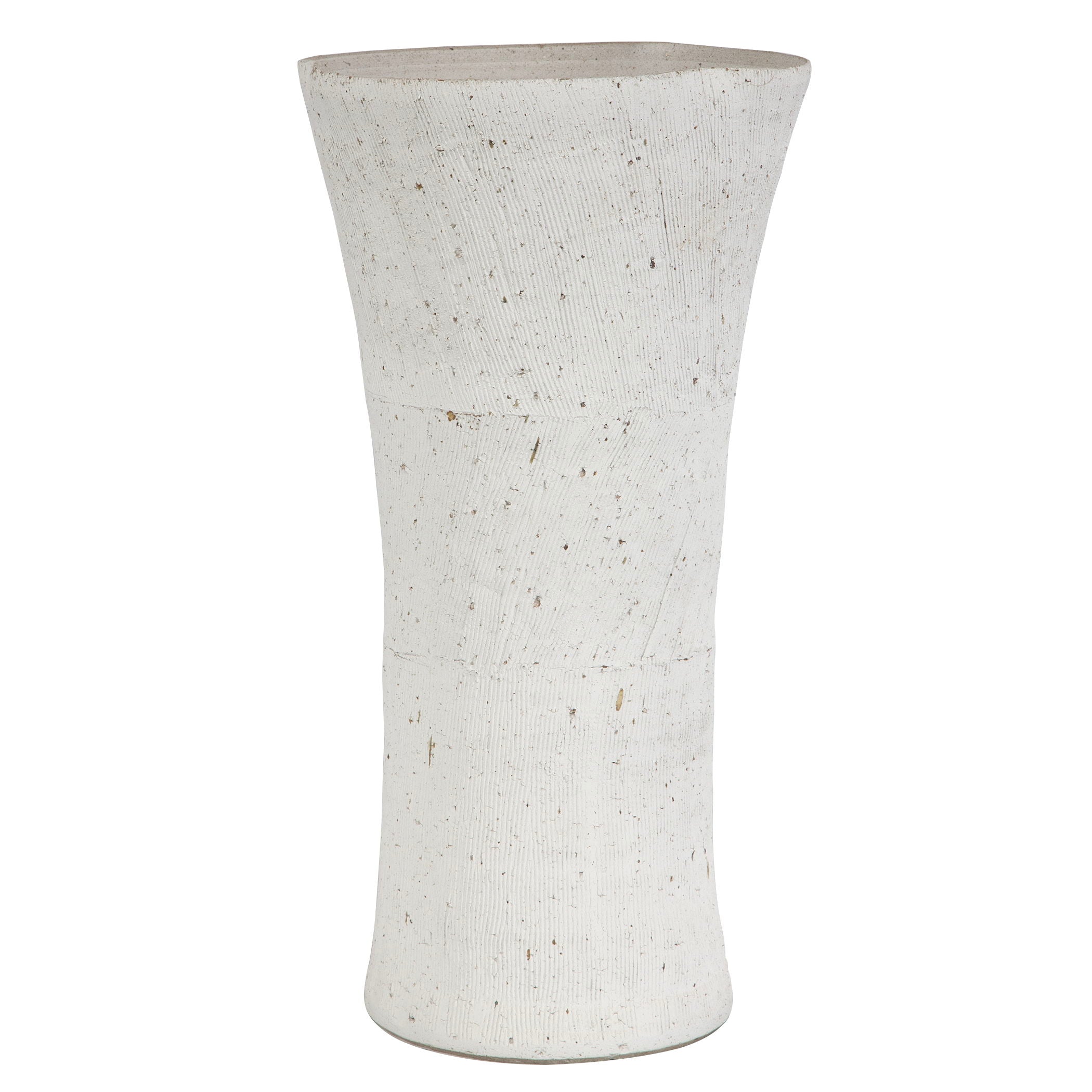 Floreana - Tall Vase - White