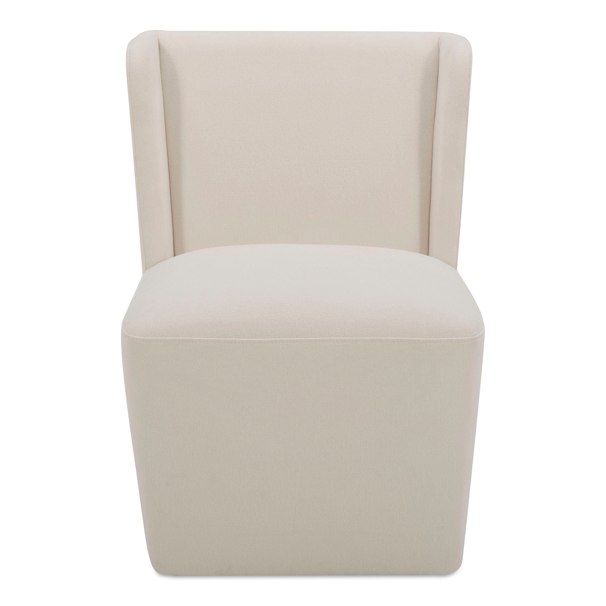 Cormac - Rolling Dining Chair Performance Fabric - Capri Ivory