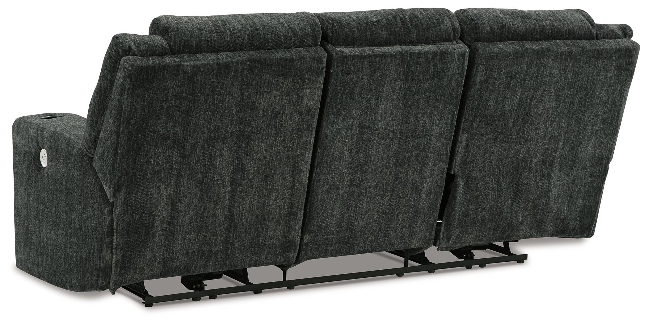 Martinglenn - Ebony - Power Reclining Sofa - Fabric