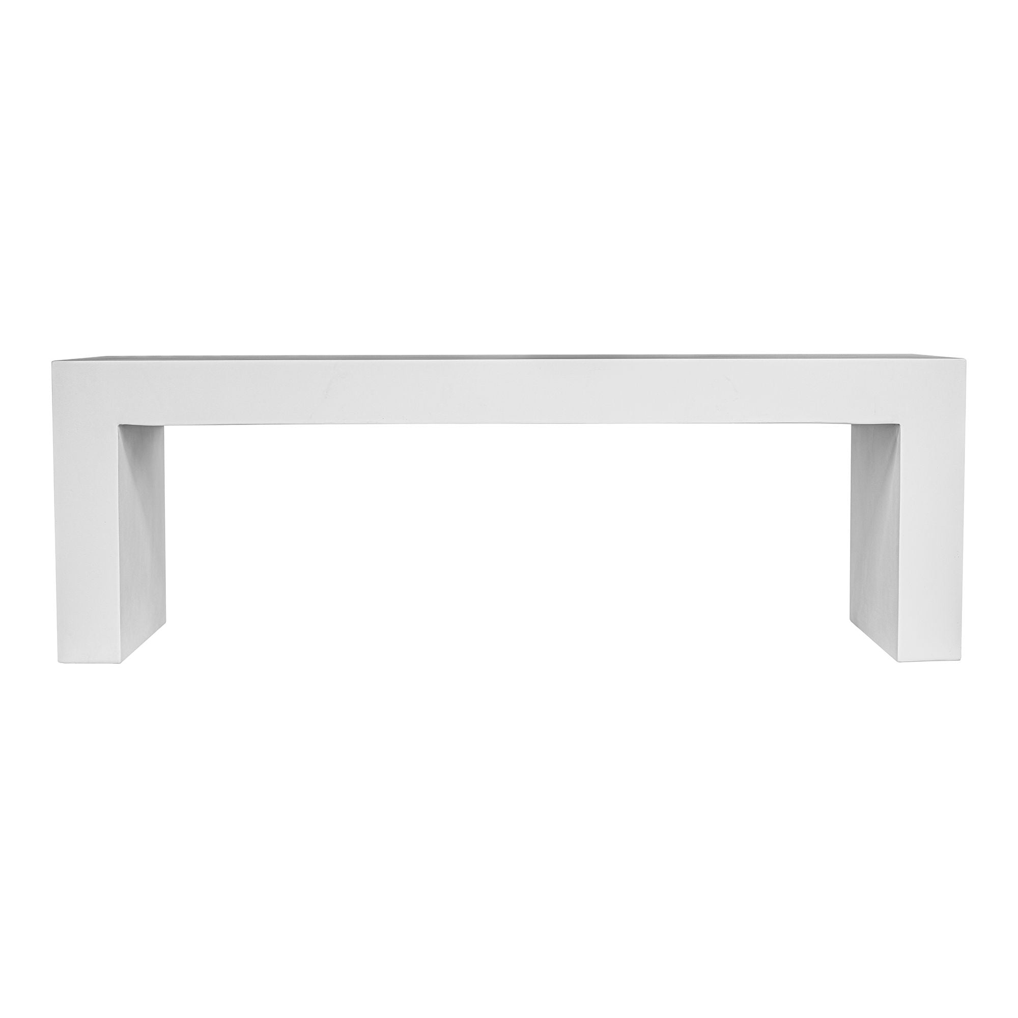 Lazarus - Outdoor Bench - White