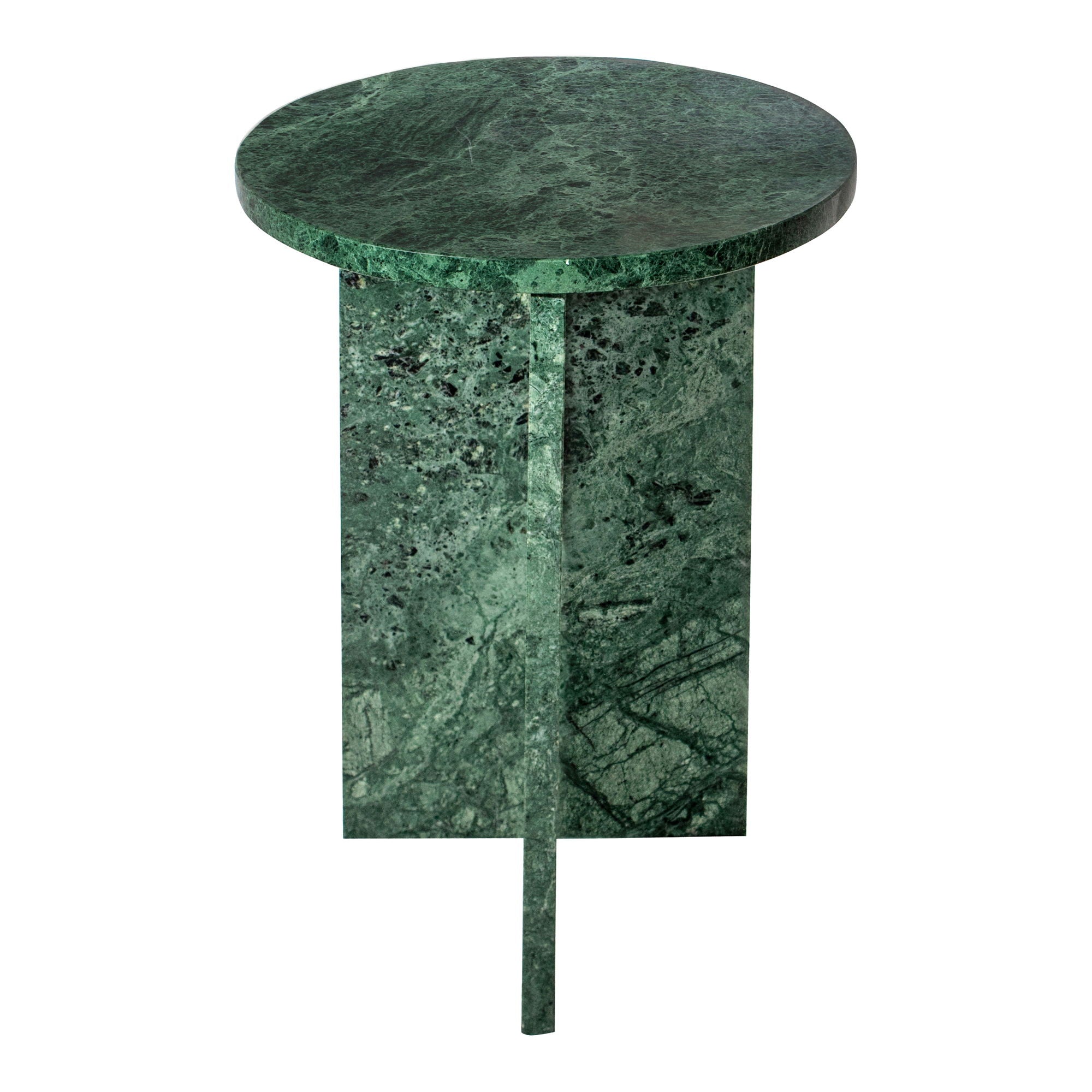 Grace - Marble Accent Table - Dark Green
