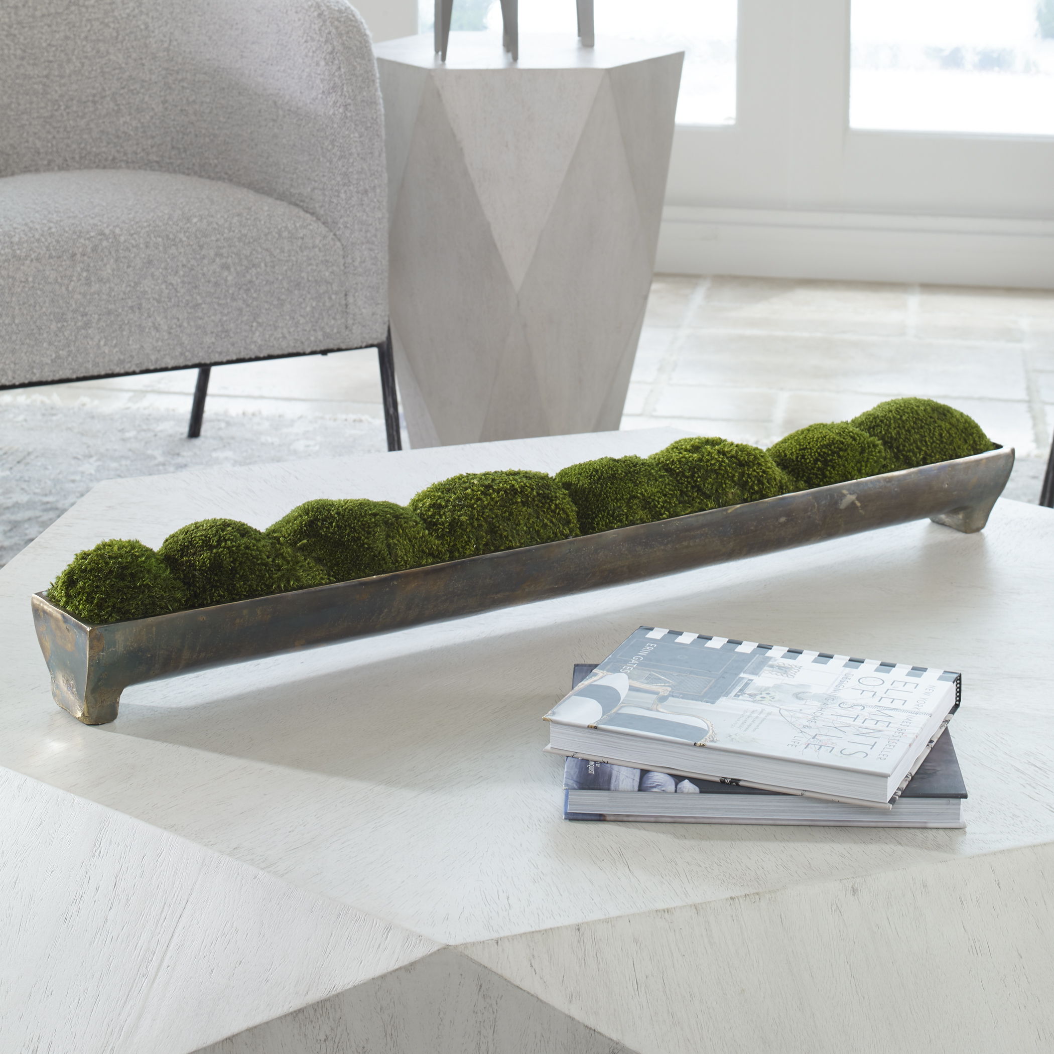 Canal - Moss Centerpiece - Green