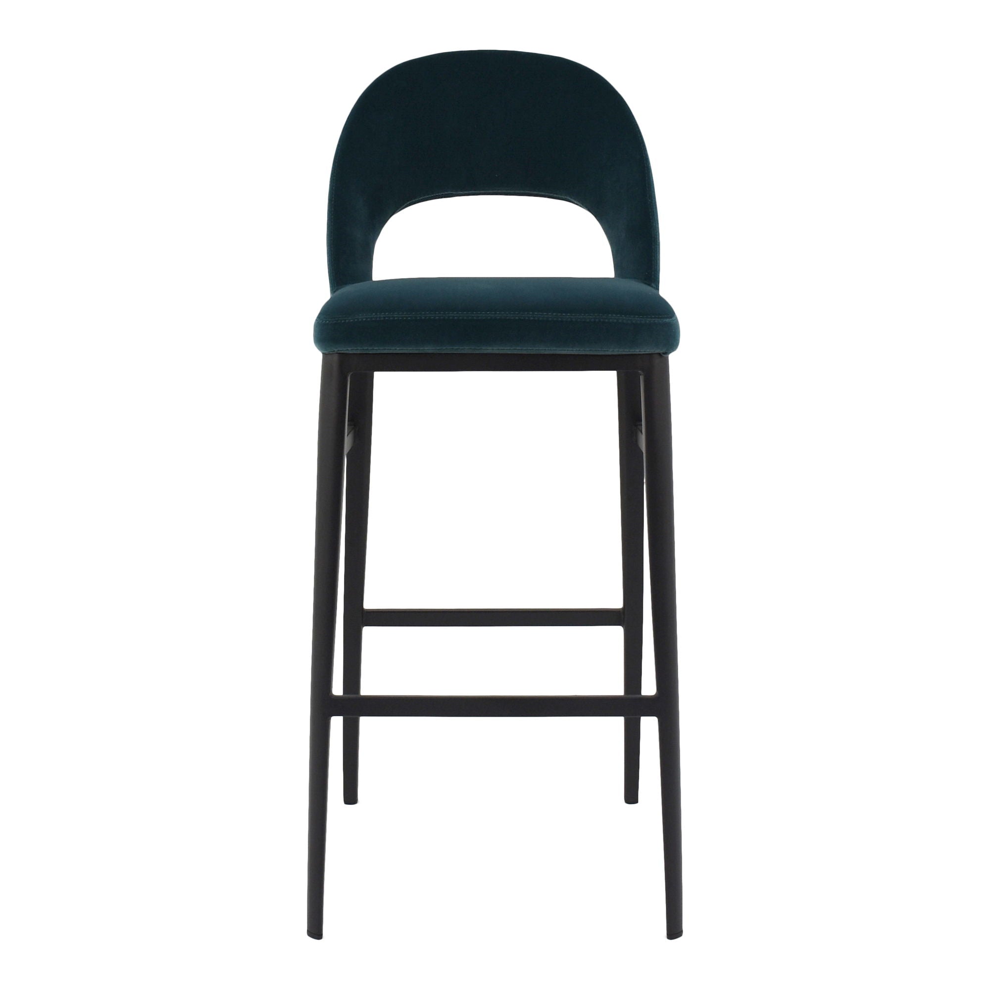 Roger - Barstool - Teal Velvet
