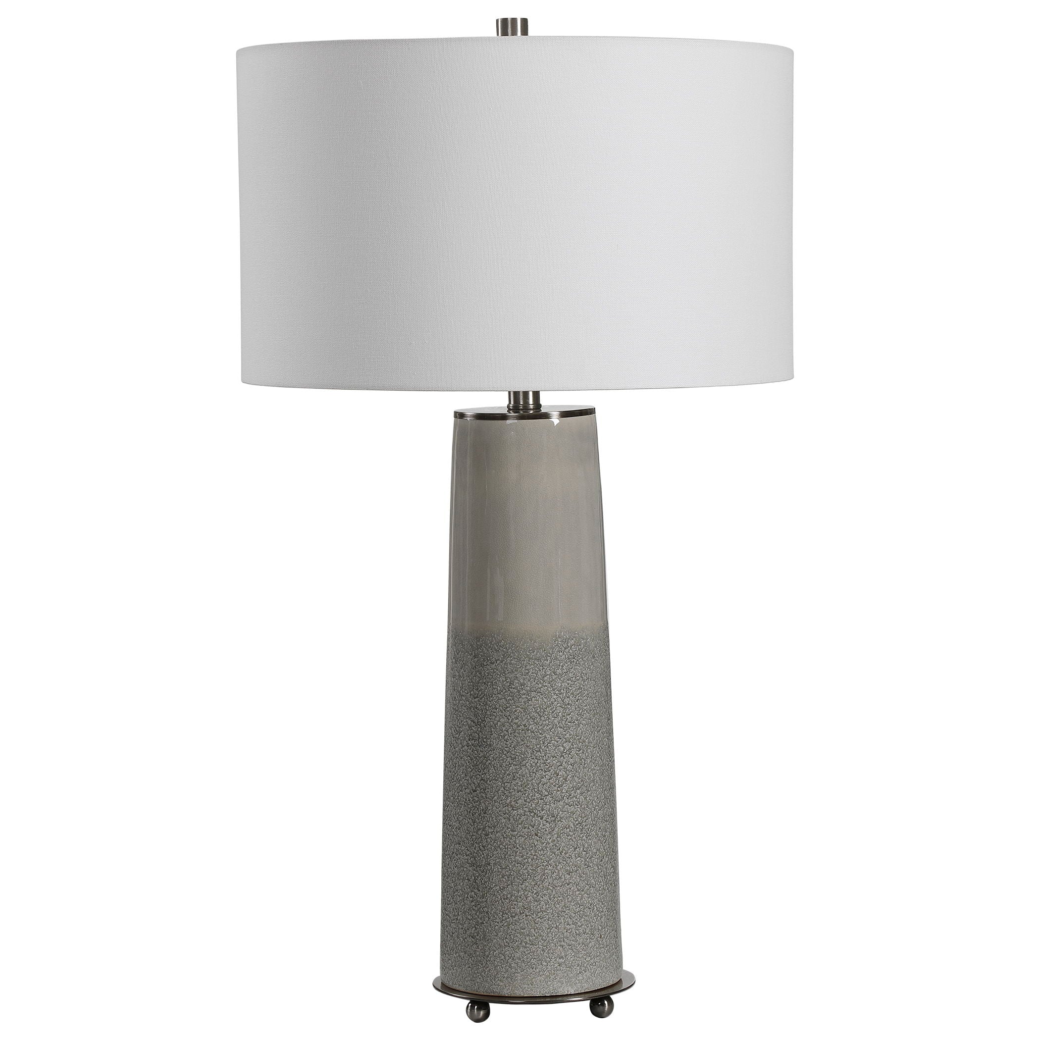Abdel - Glaze Table Lamp - Gray