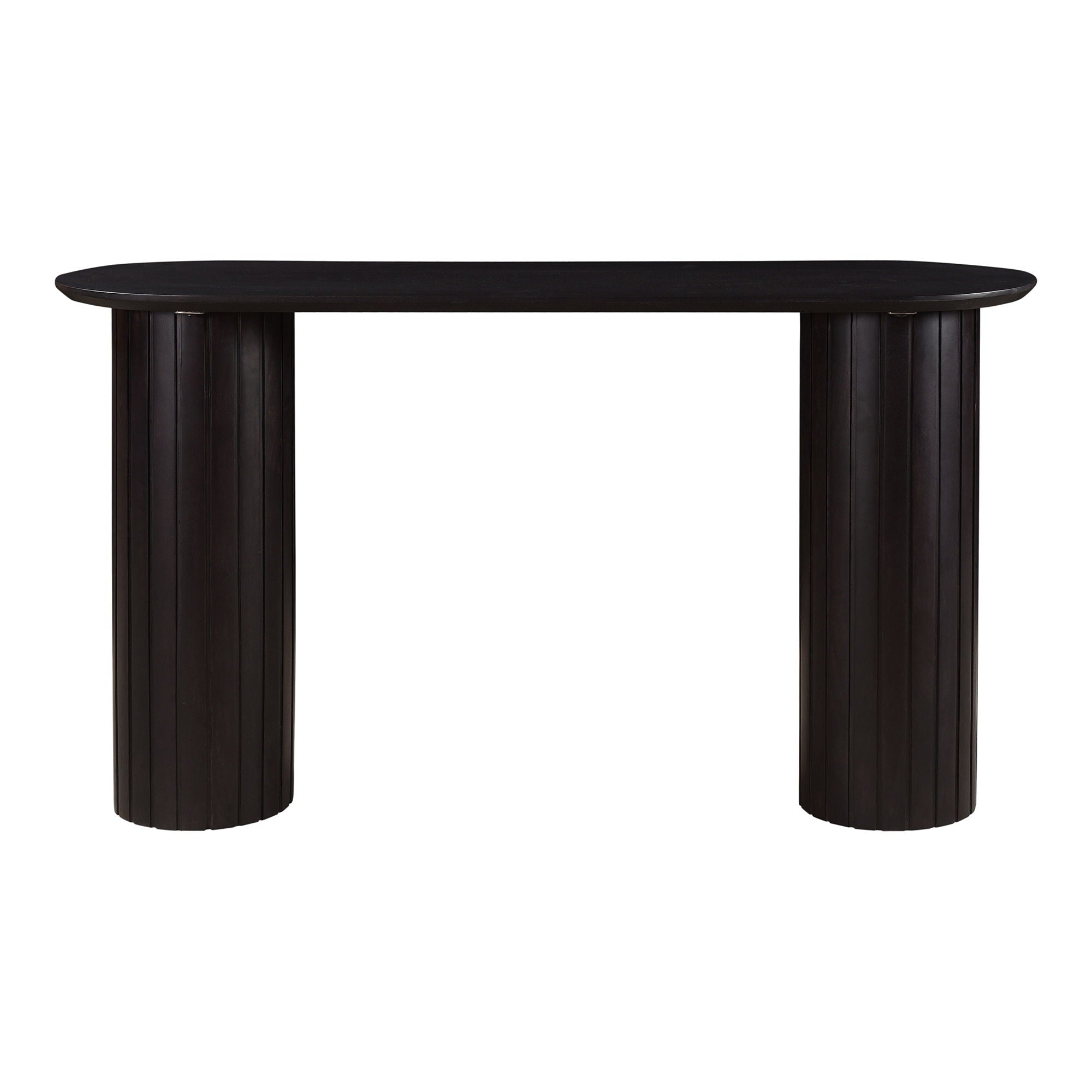 Povera - Acacia Wood Console Table - Black