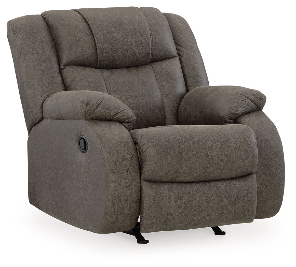 Faux leather rocker online recliner