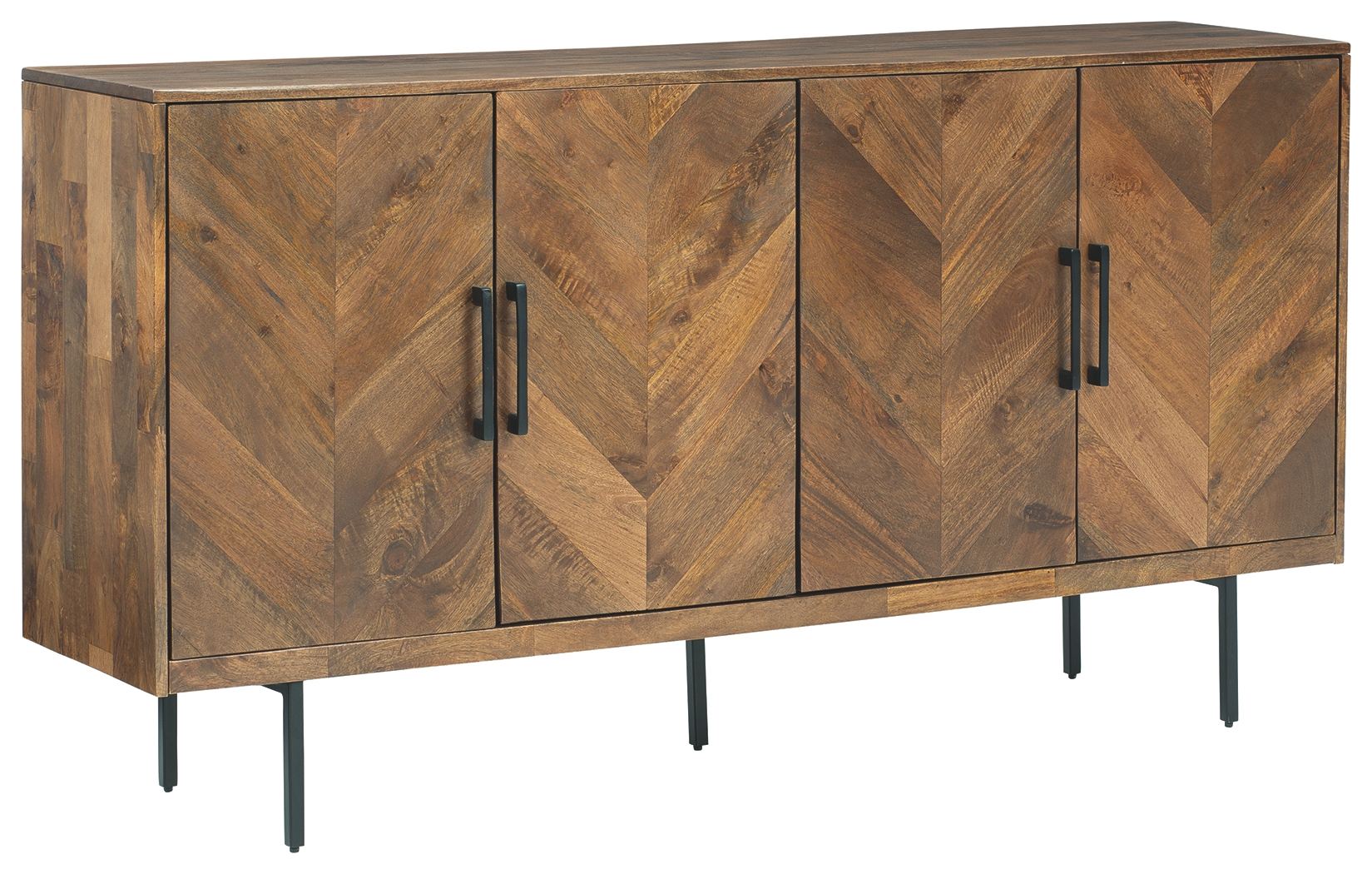 Prattville brown store accent cabinet