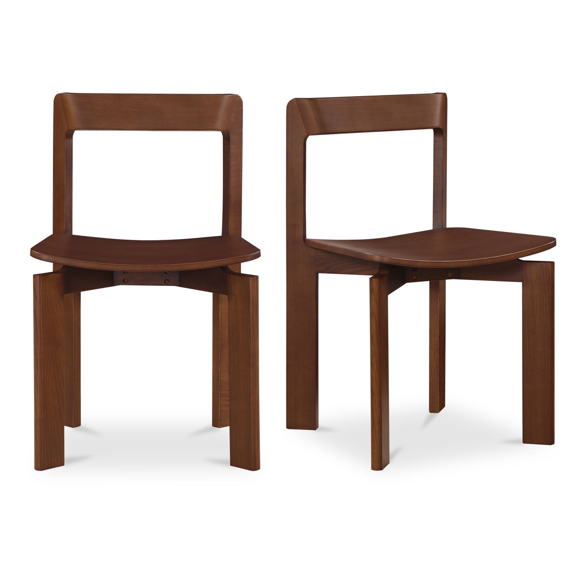Daifuku - Dining Chair (Set of 2) - Dark Brown