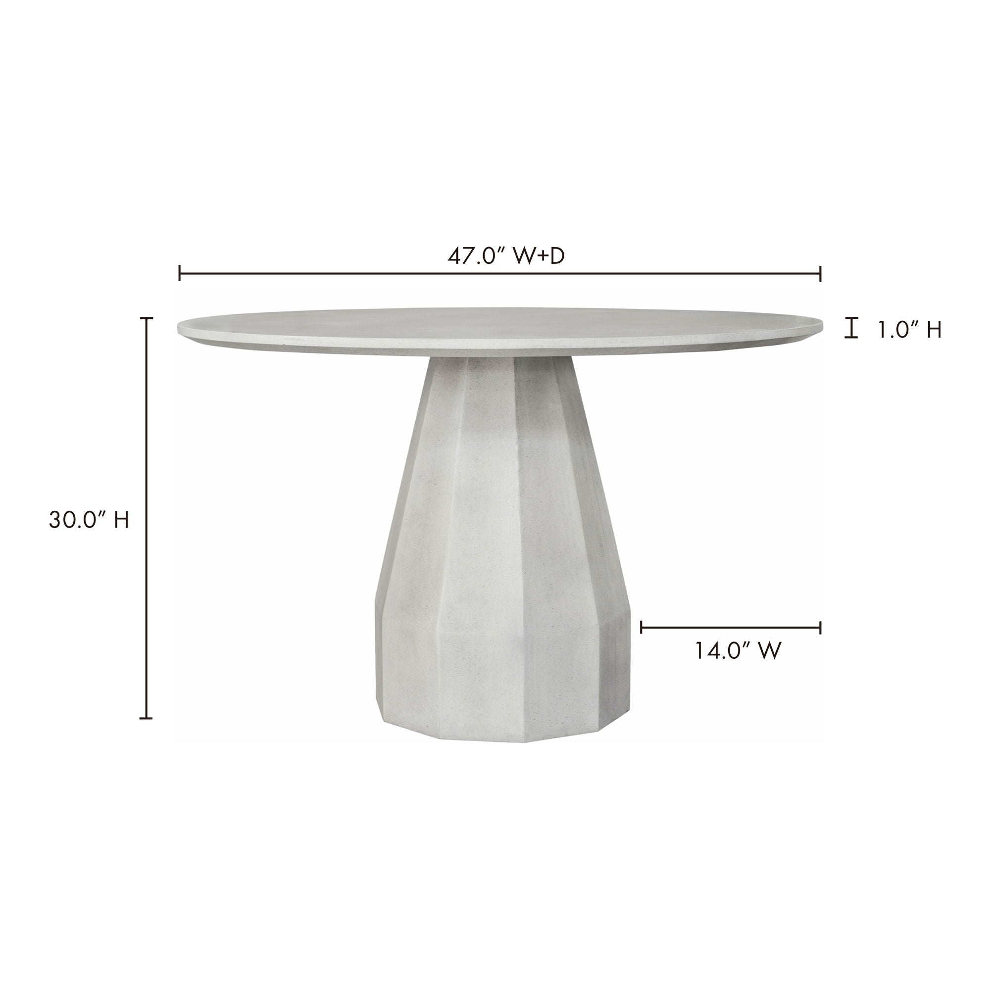 Templo - Outdoor Dining Table - Concrete