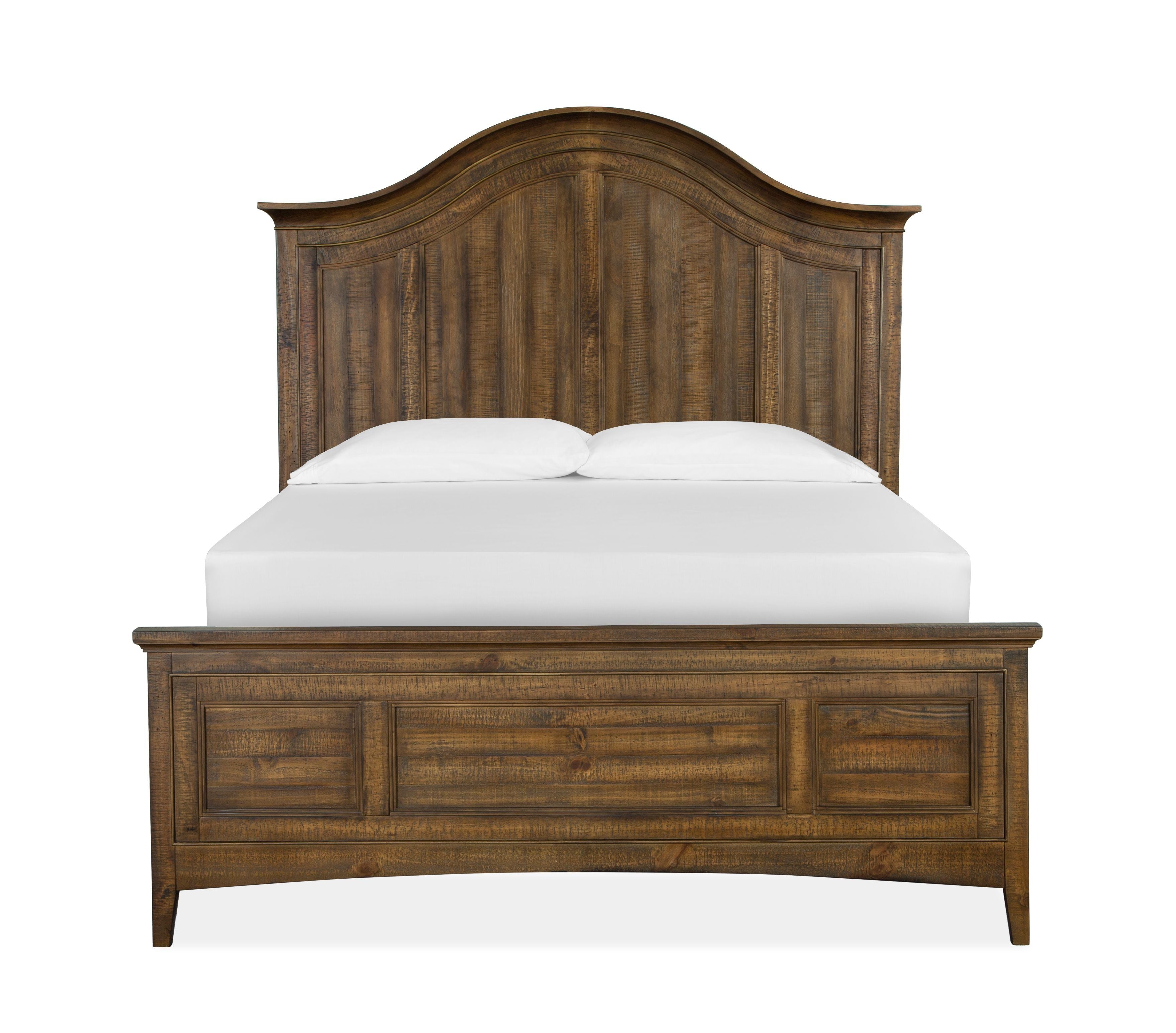 Bay Creek - Complete Arched Bed With Storage Rails