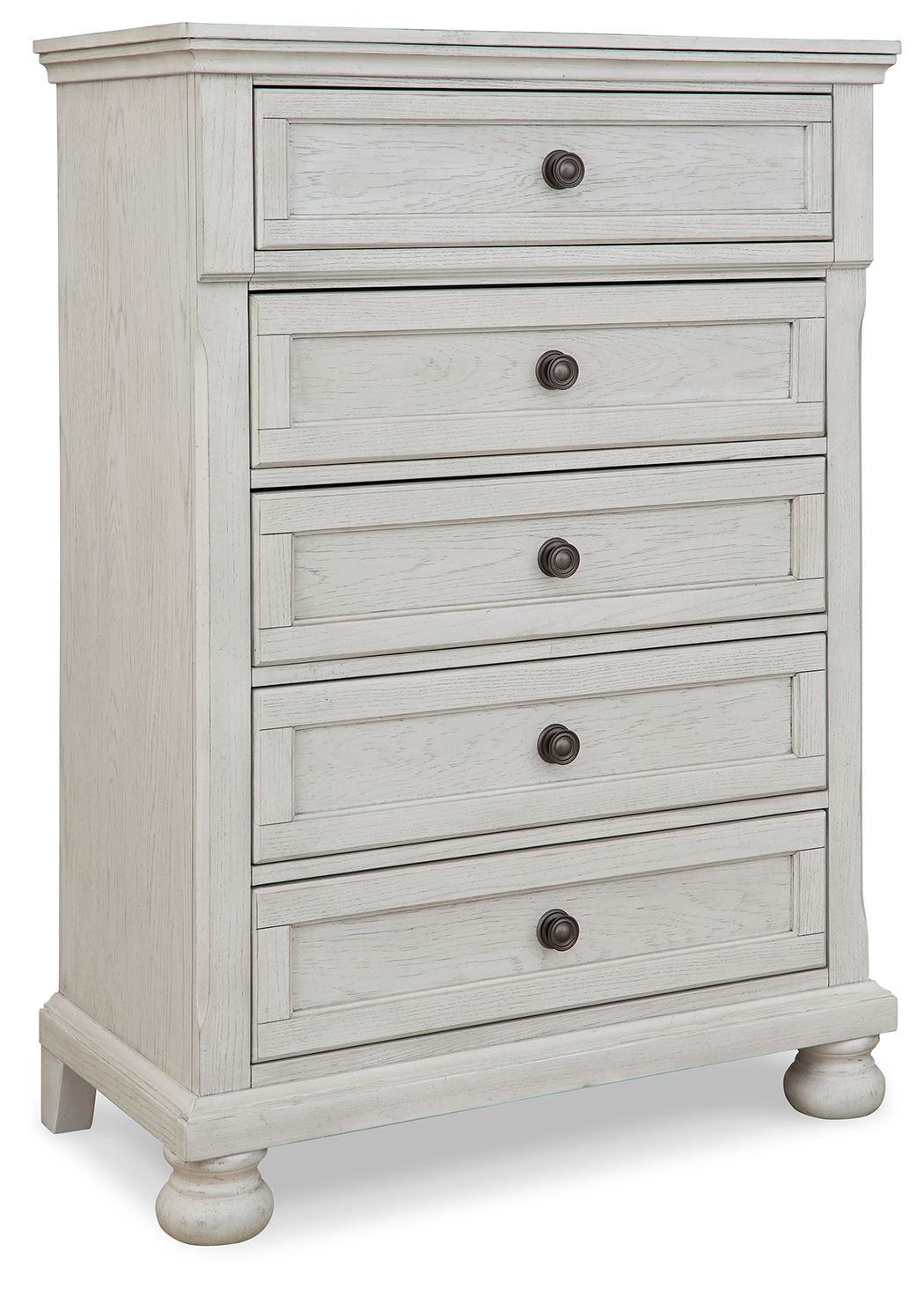 Robbinsdale - Antique White - Five Drawer Chest - Youth