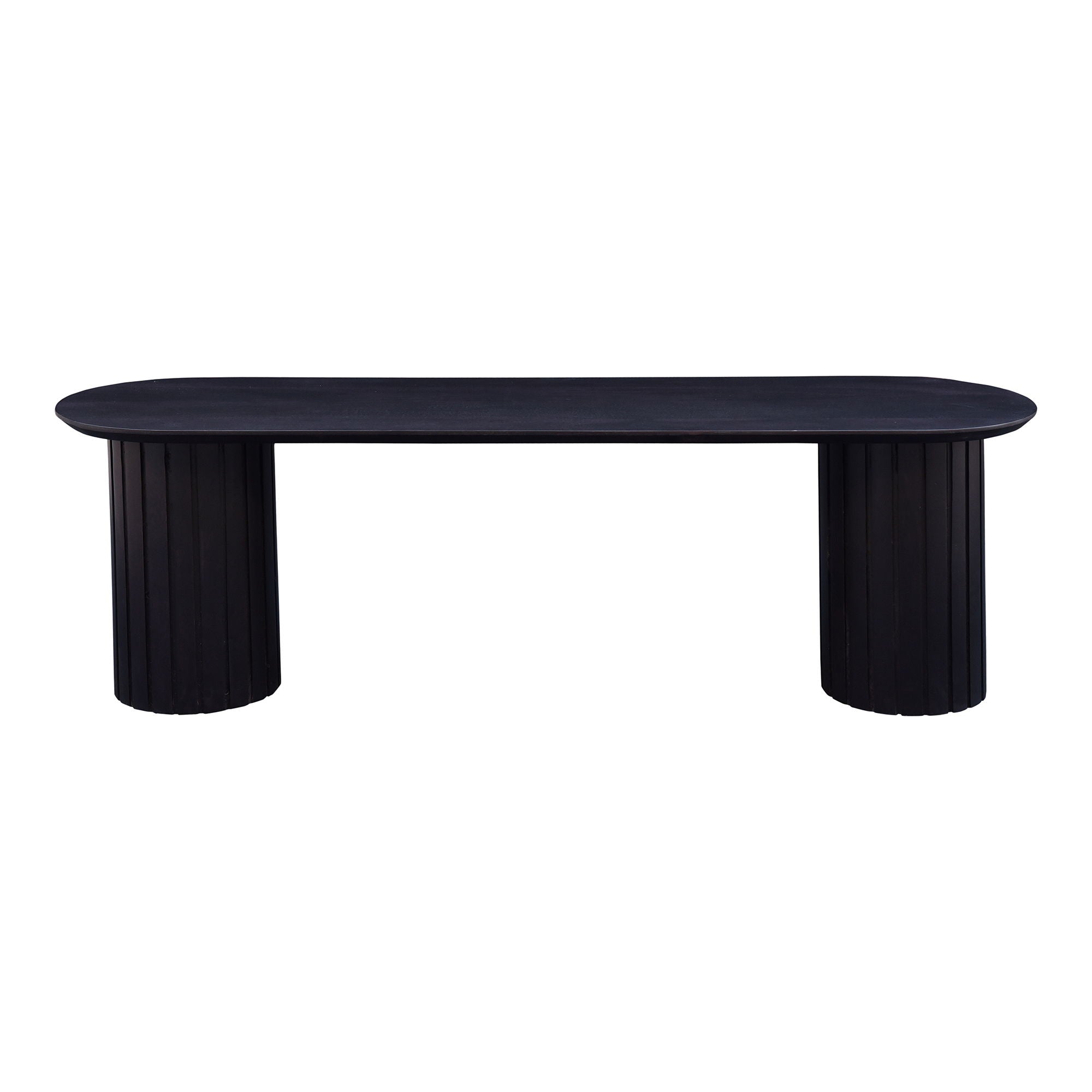Povera - Wood Dining Bench - Black
