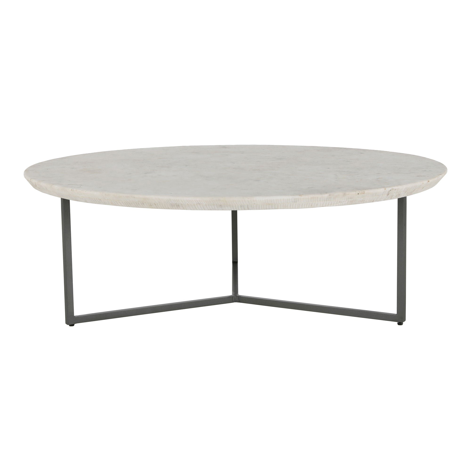 Chloe - Marble Coffee Table - White