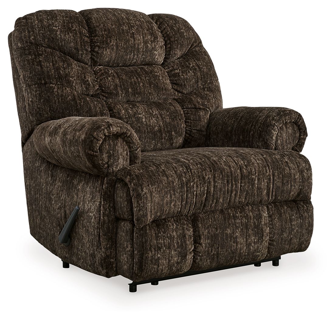 Movie Man - Zero Wall Recliner - Fabric - Chocolate