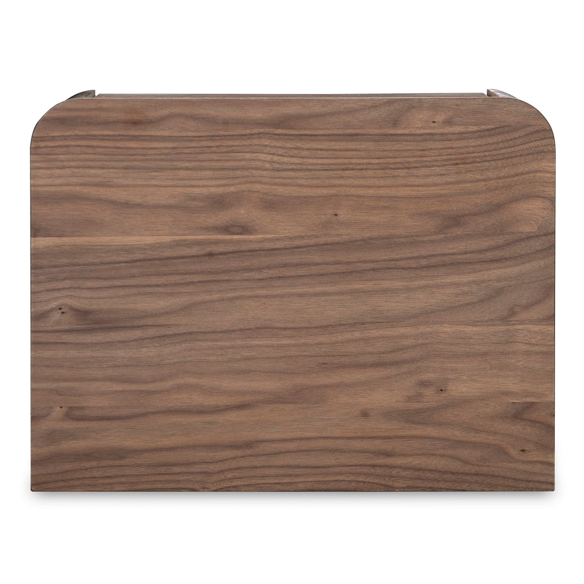 Round Off - Tall Nightstand - Walnut