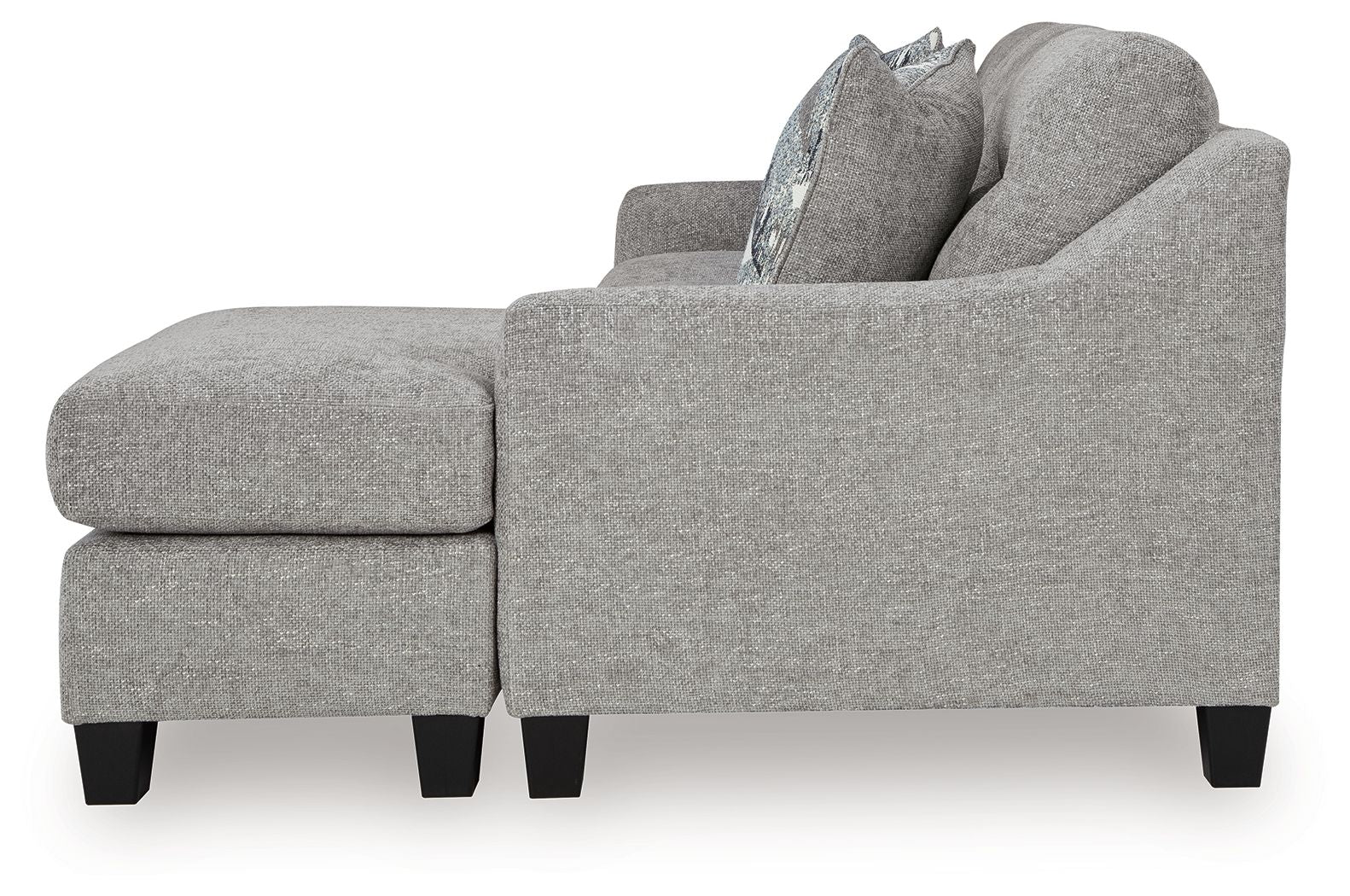 Keenelynn - Sofa Chaise - Nickel
