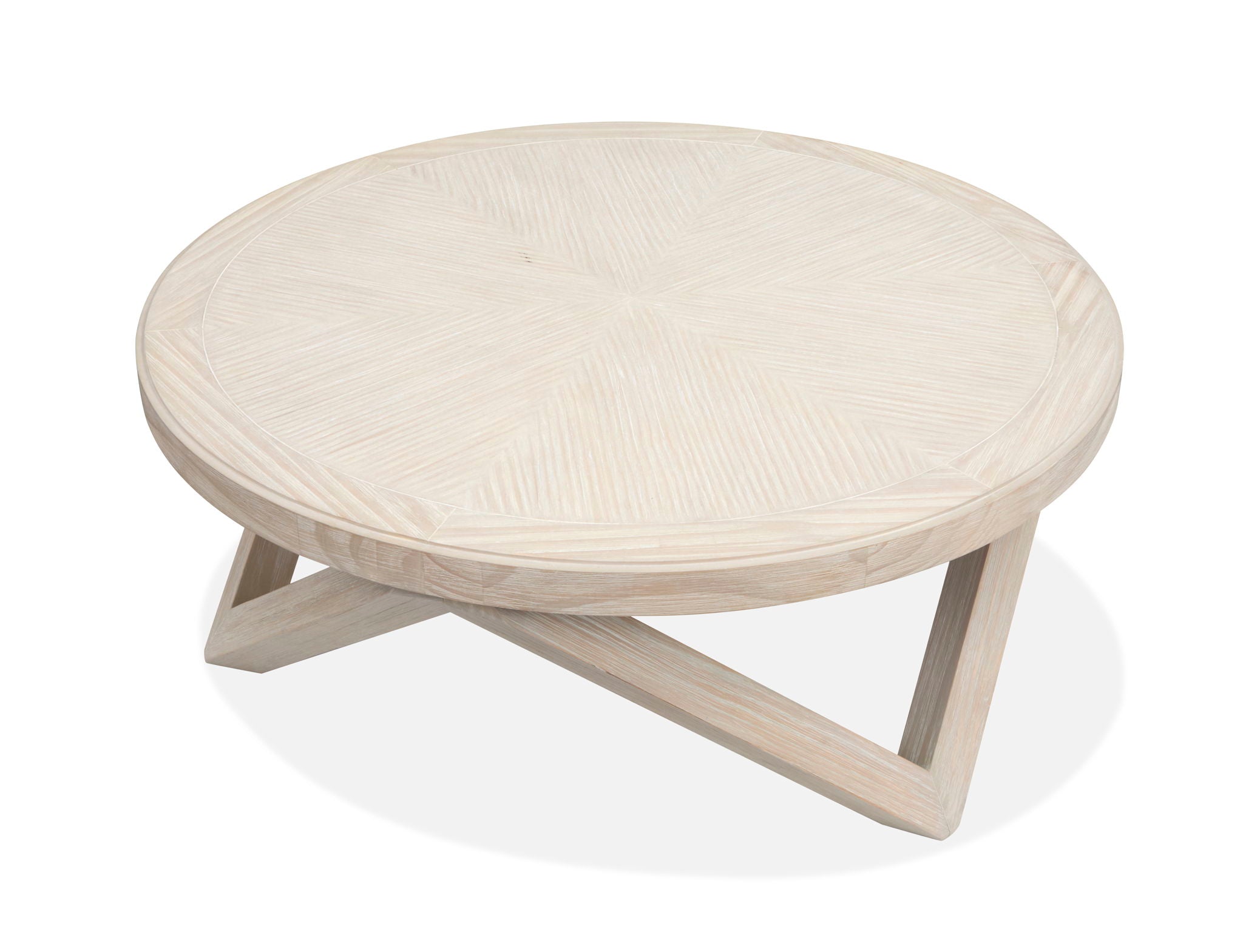 Bostwick - Round Cocktail Table - Coconut Cream