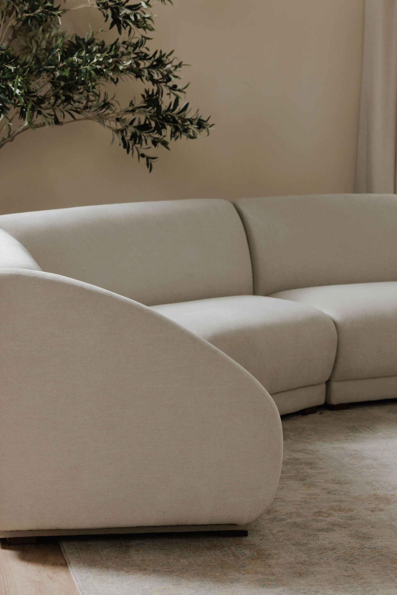 Fraser - Left Arm Facing Sofa - Off White