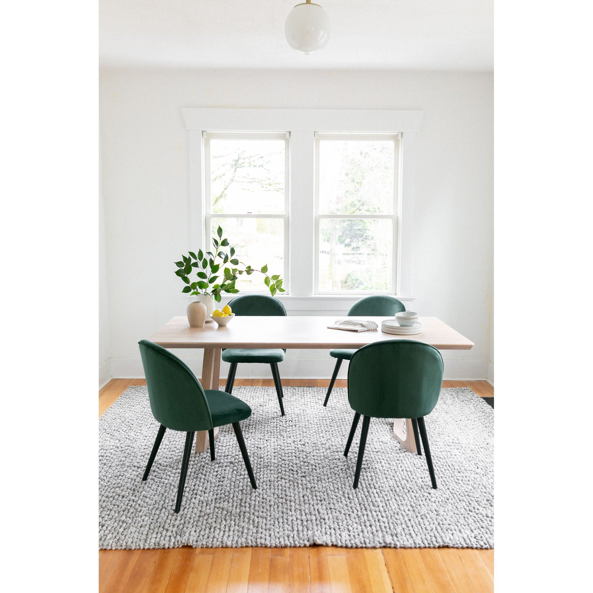 Silas - Dining Table - White Wash