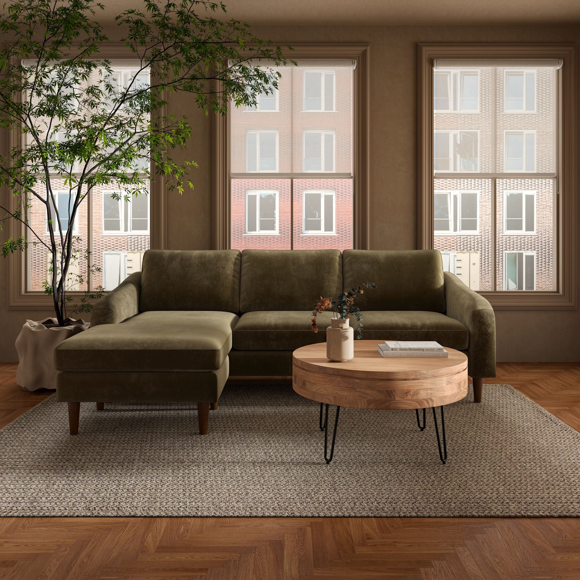 Quinn - Sectional - Cedar Green