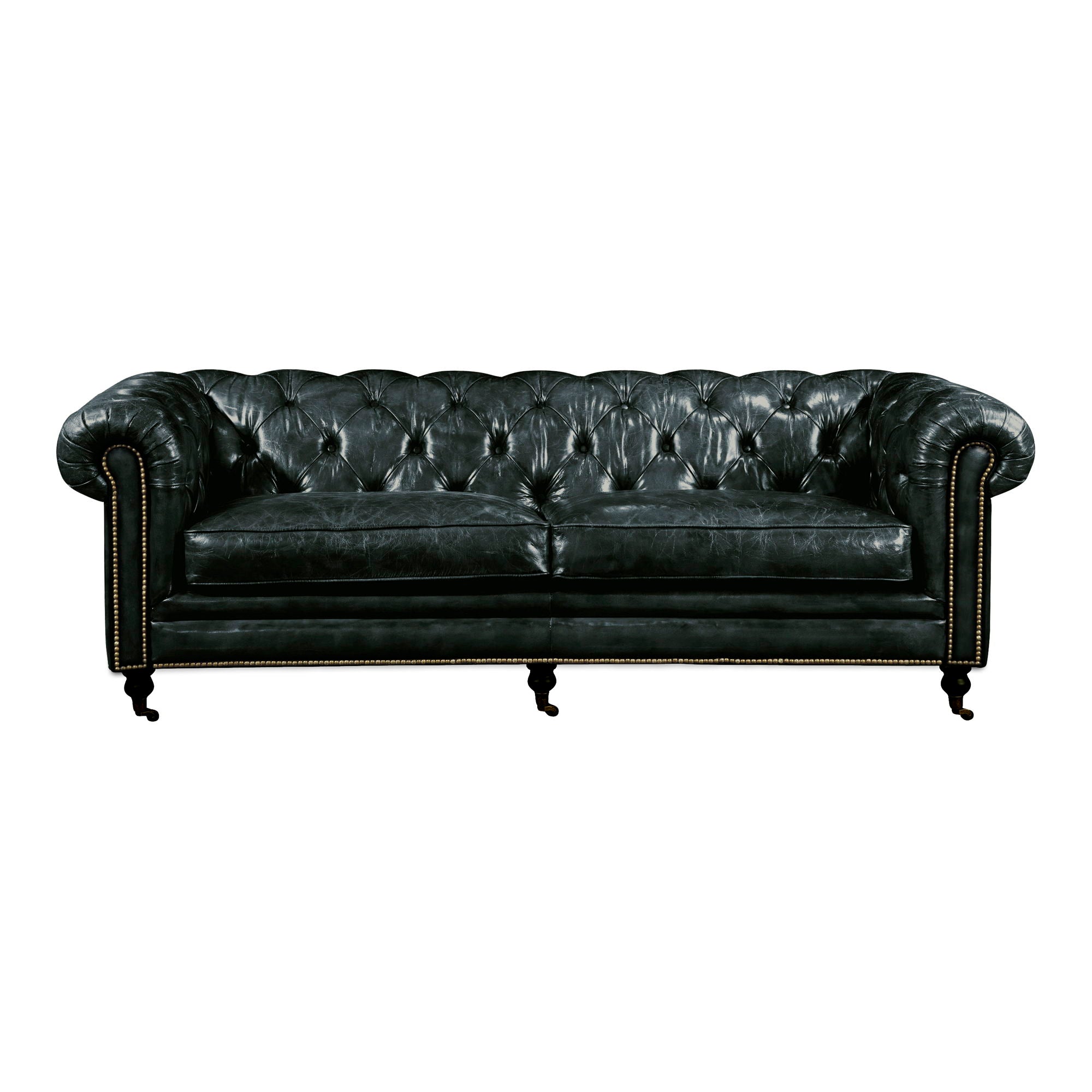 Birmingham - Sofa - Black Leather