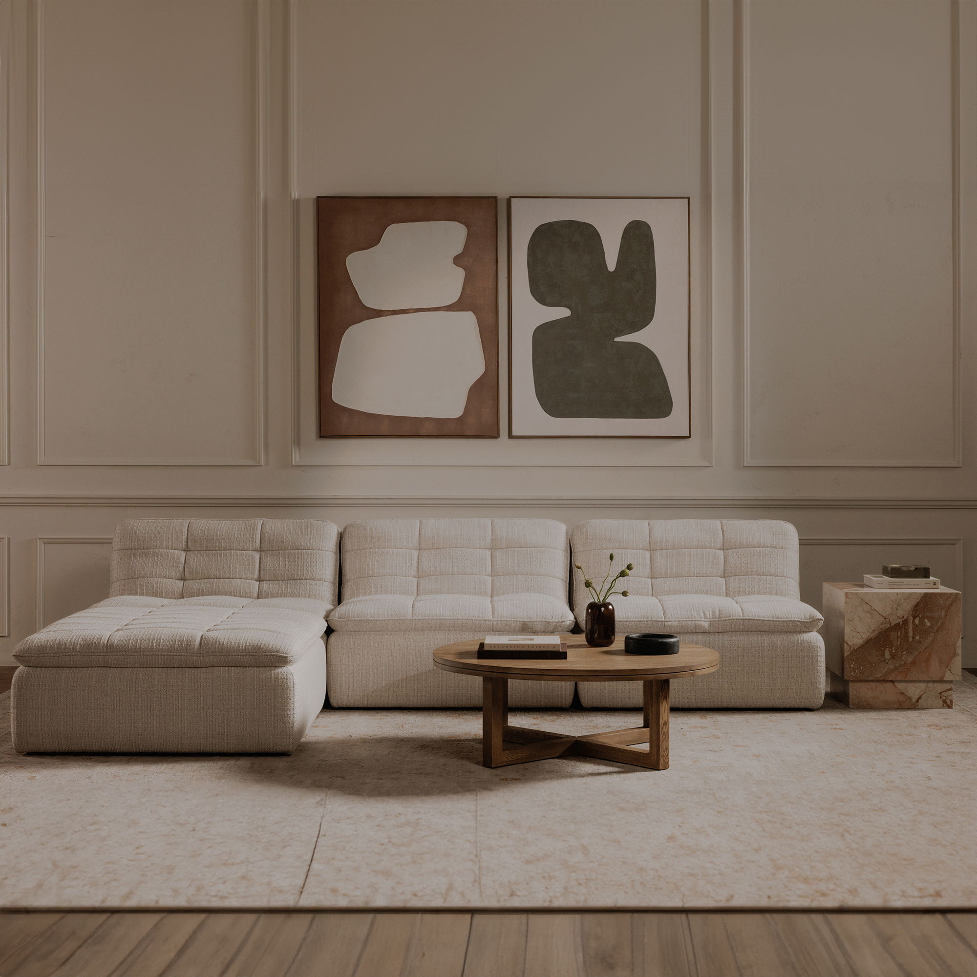 Lino - Slipper Chair - Oat