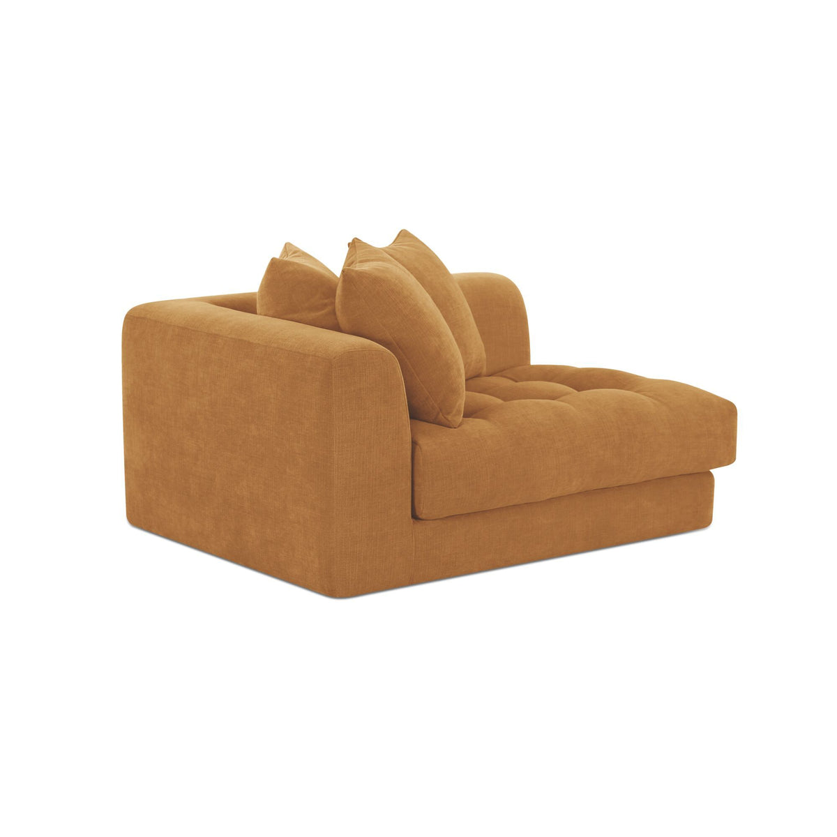 Davie - Left Arm Facing Chair - GoldenYellow
